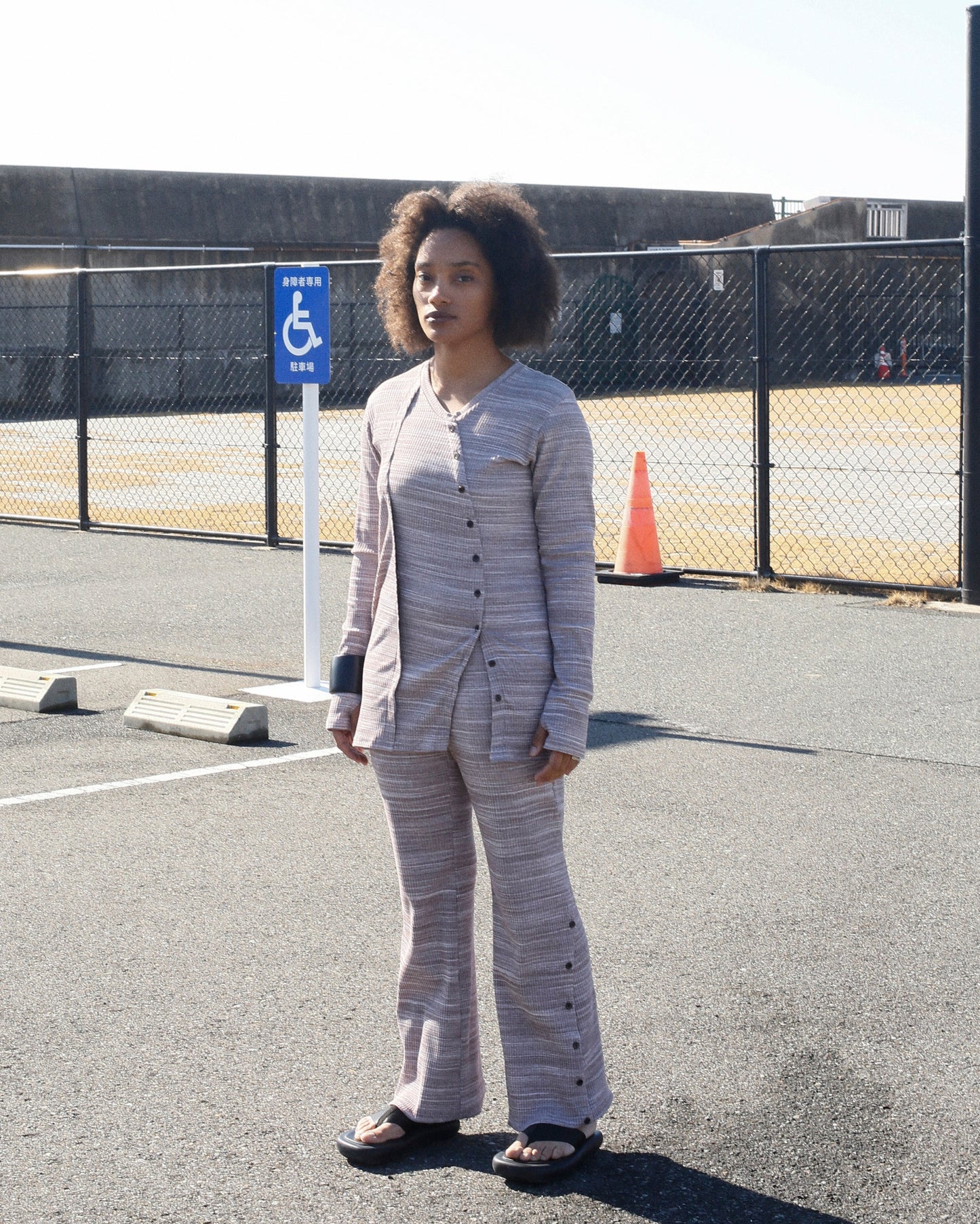 Rib Pants / MARBLE