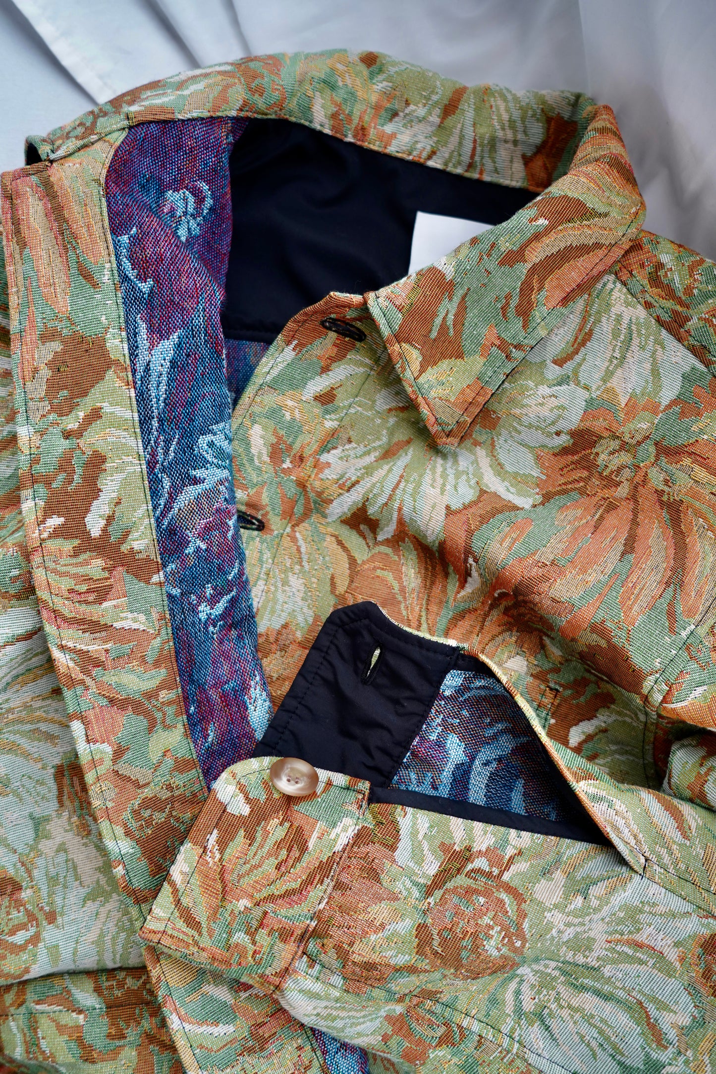 Jacquard Jacket / BROWN