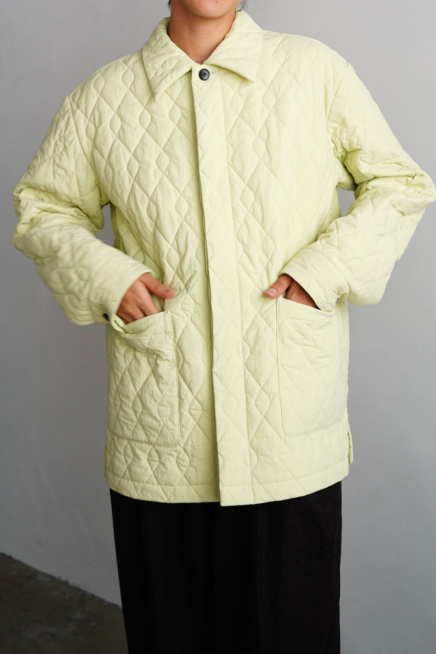 Quilted Middle Jacket / LIME -11月5-10日発送-