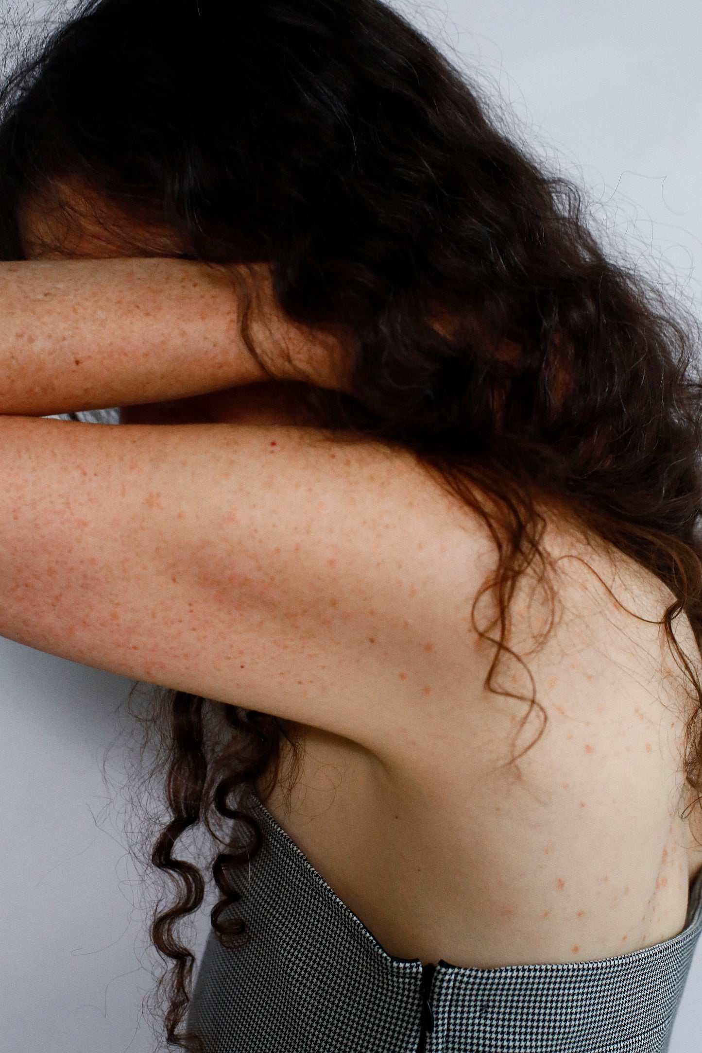 Patterned Bustier / BLACKWHITE