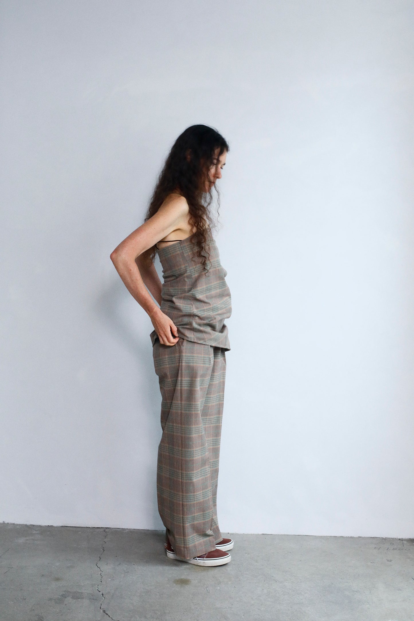 Patterned Bustier / BROWN -10月20-25日発送-