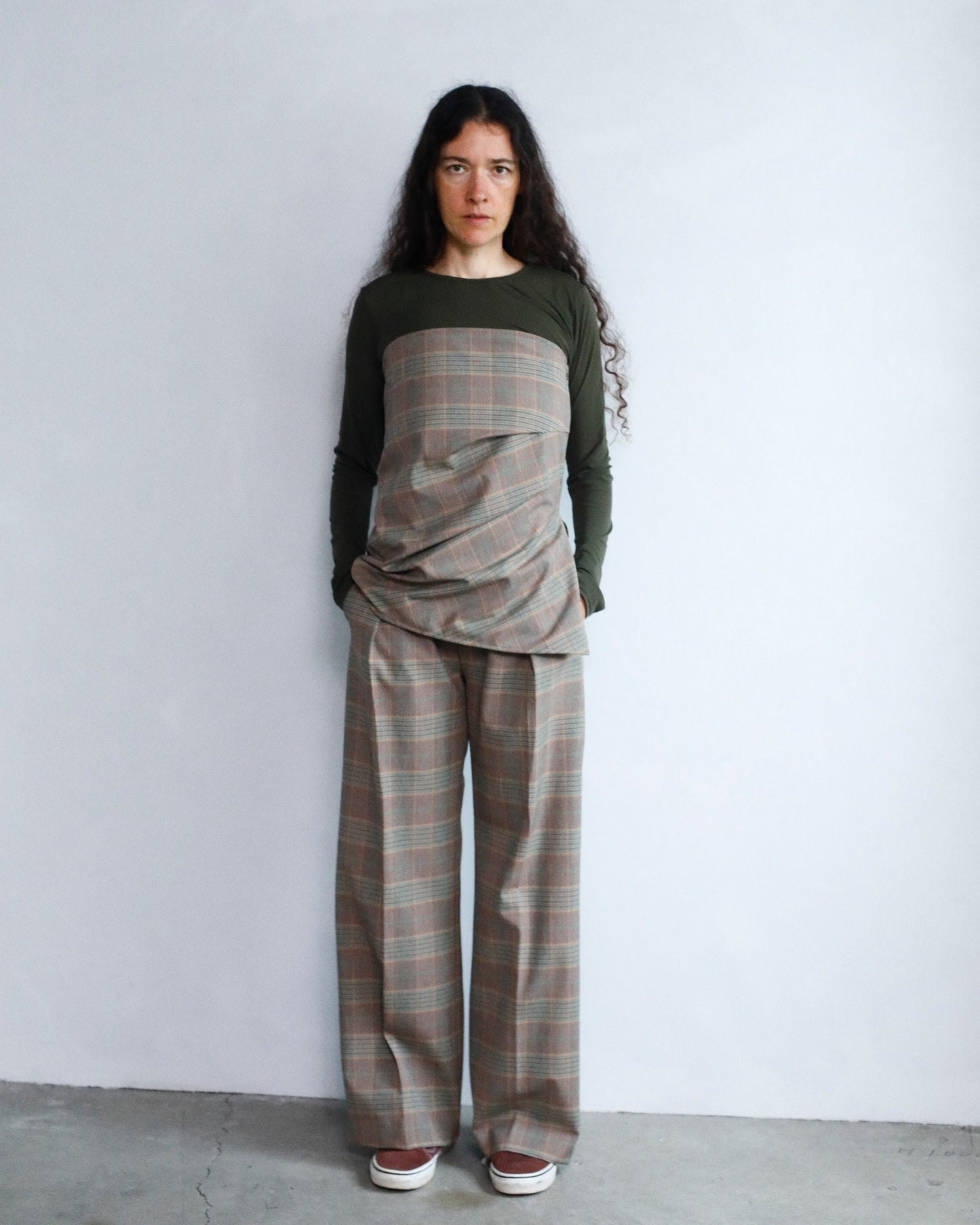 Patterned Pants / BROWN -10月20-25日発送-