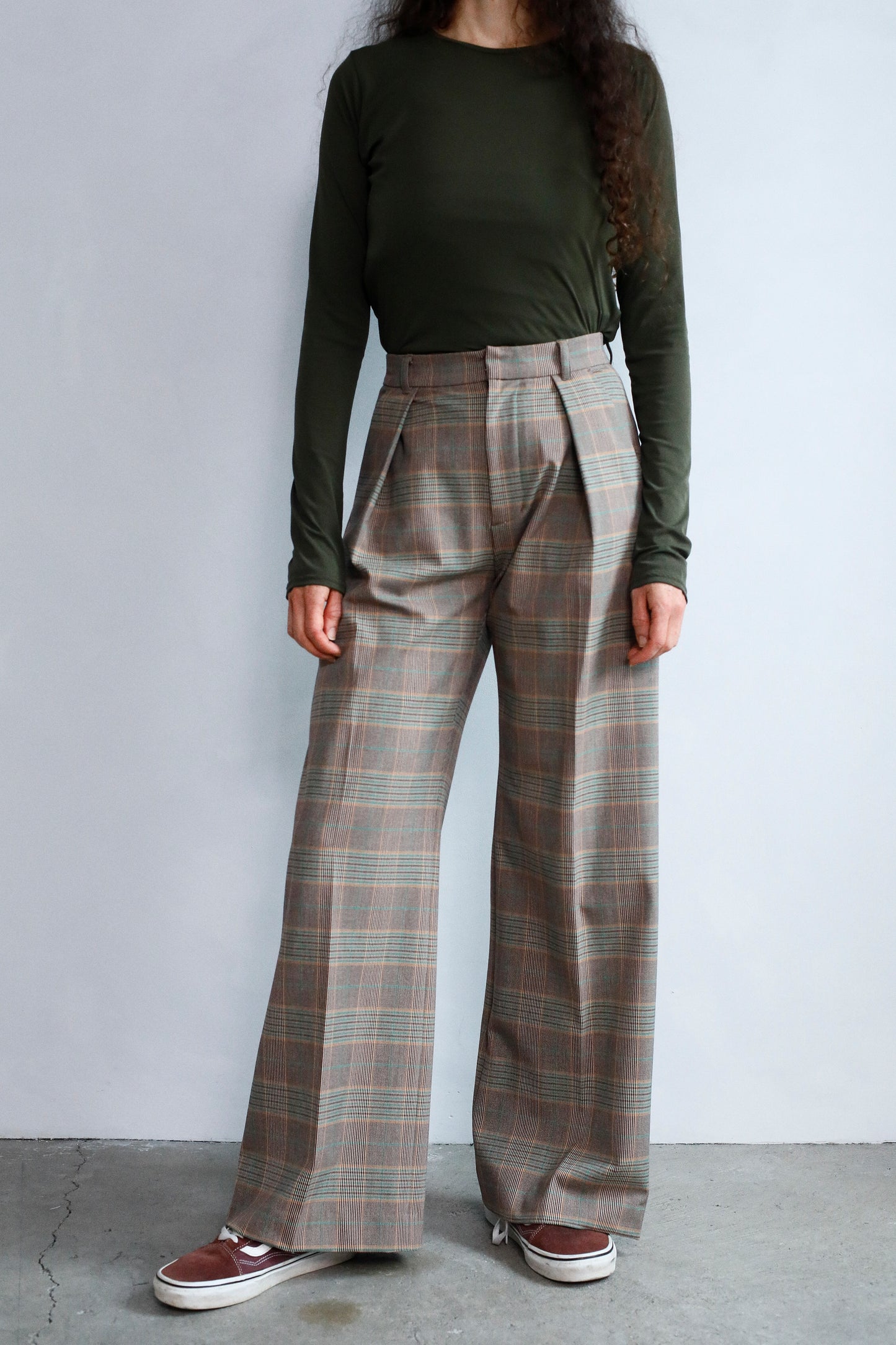 Patterned Pants / BROWN -10月20-25日発送-
