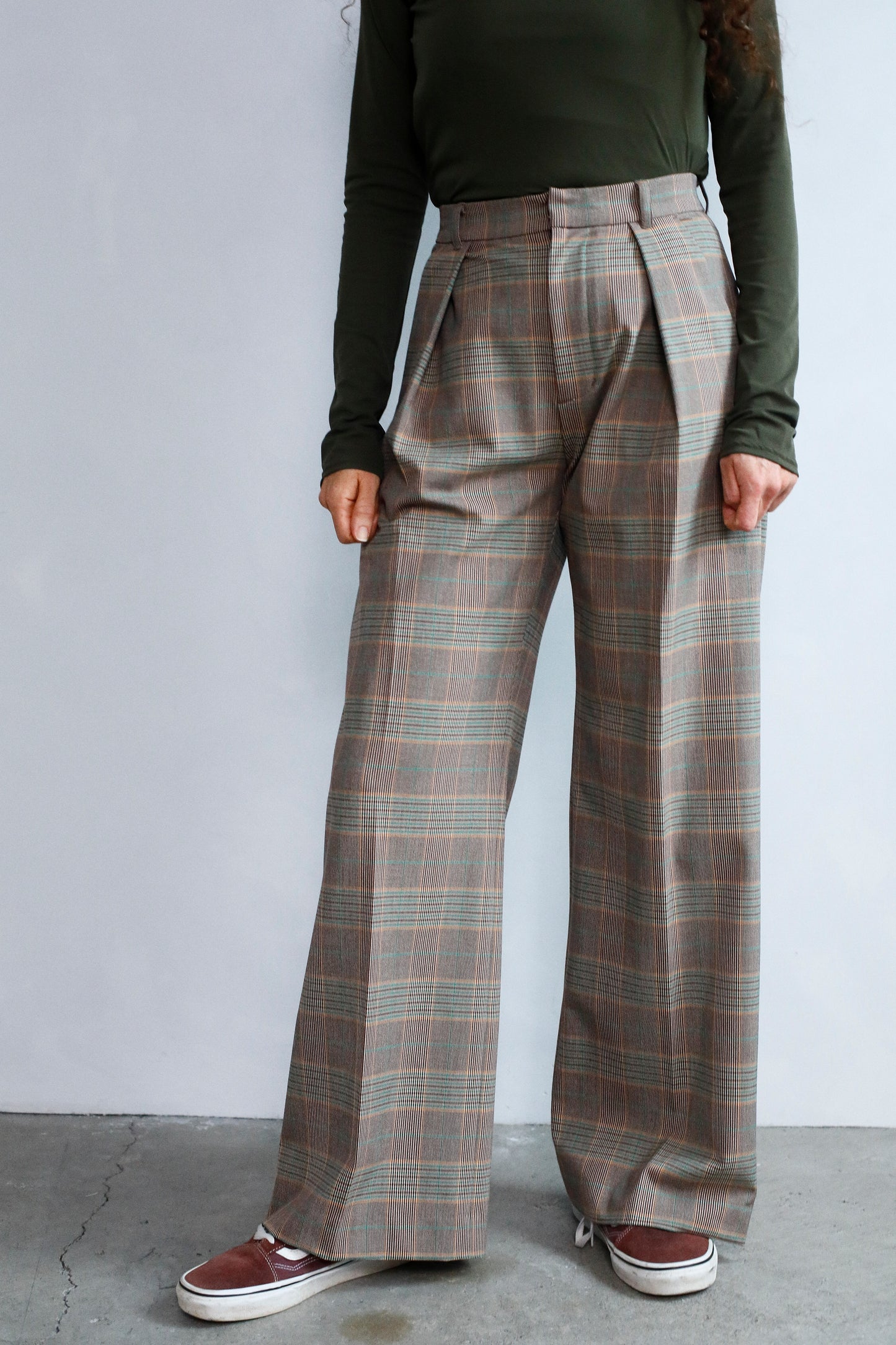 Patterned Pants / BROWN -10月20-25日発送-