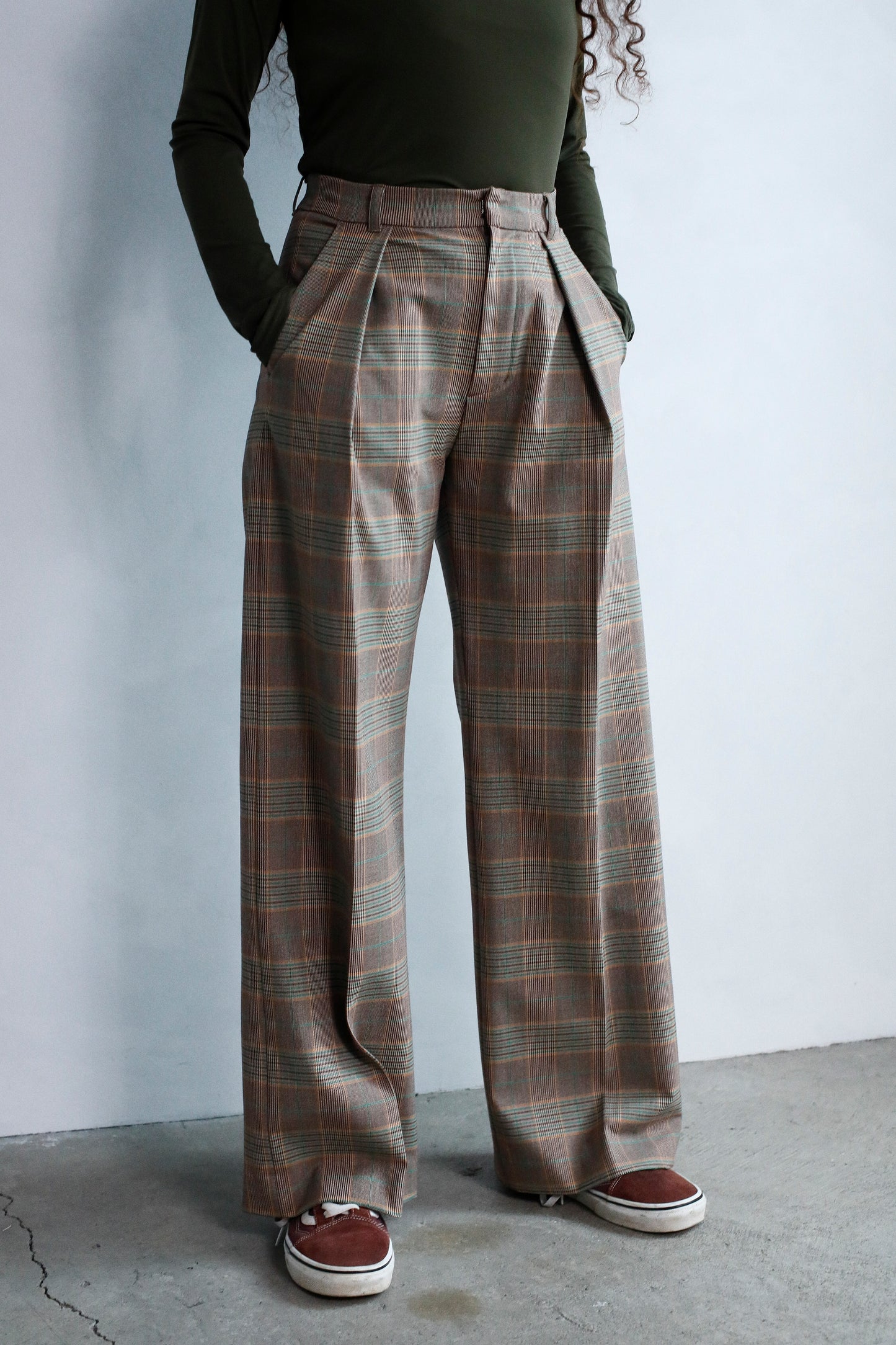 Patterned Pants / BROWN -10月20-25日発送-