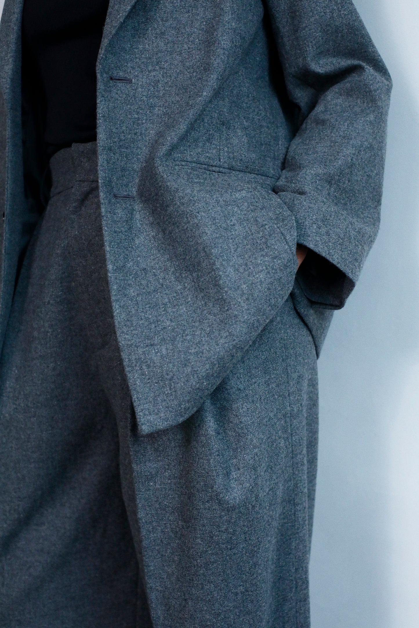 Wool Cashmere Pants / GRAY -11月15-20日発送-