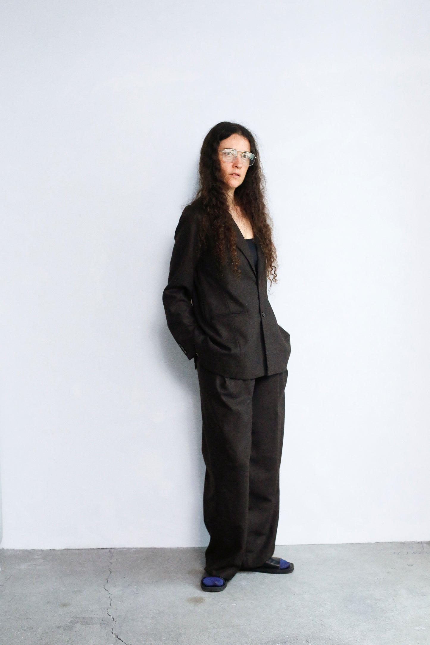 Wool Cashmere Pants / BROWN -11月15-20日発送-