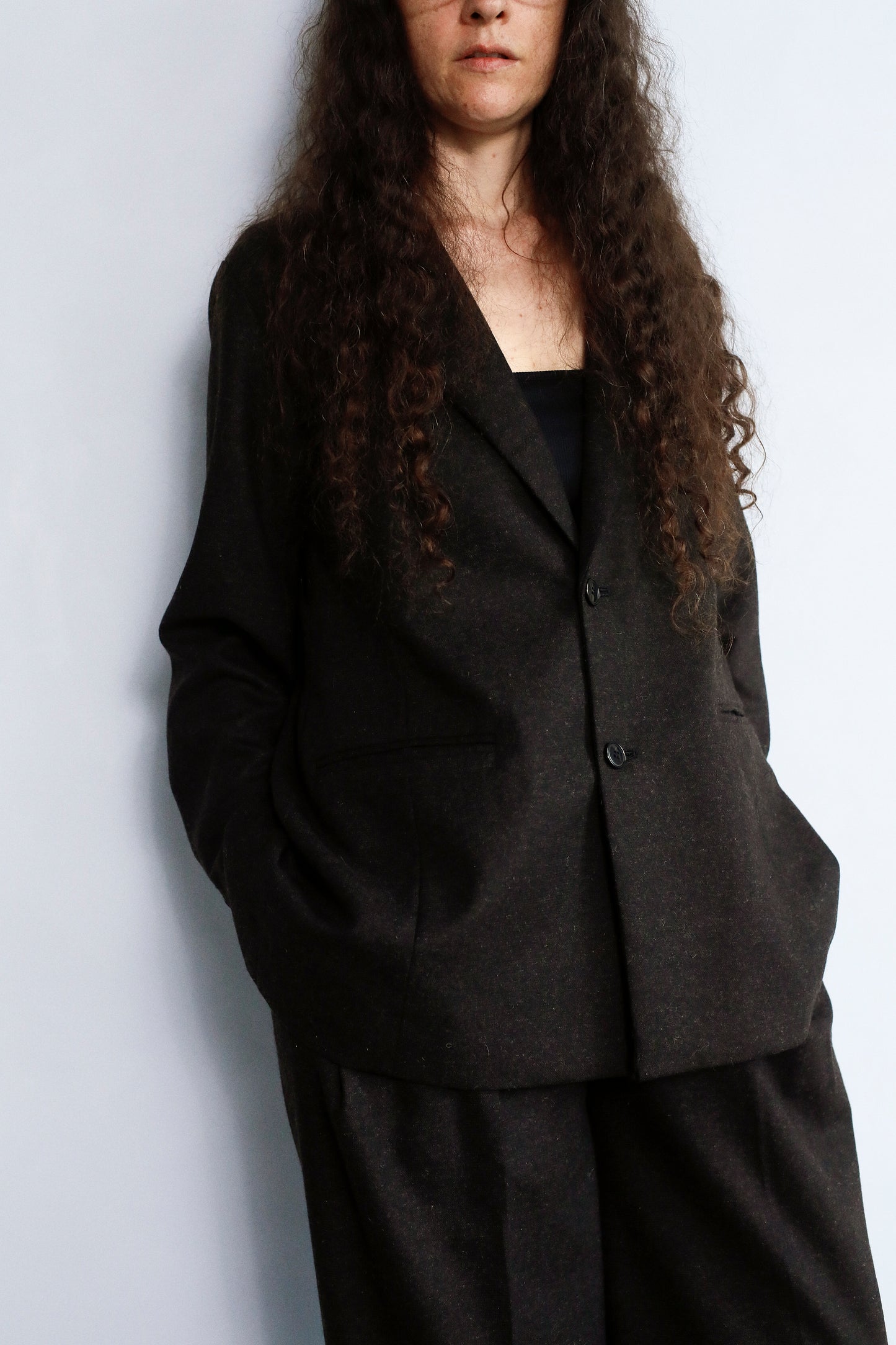 Wool Cashmere Jacket / BROWN -11月15-20日発送-
