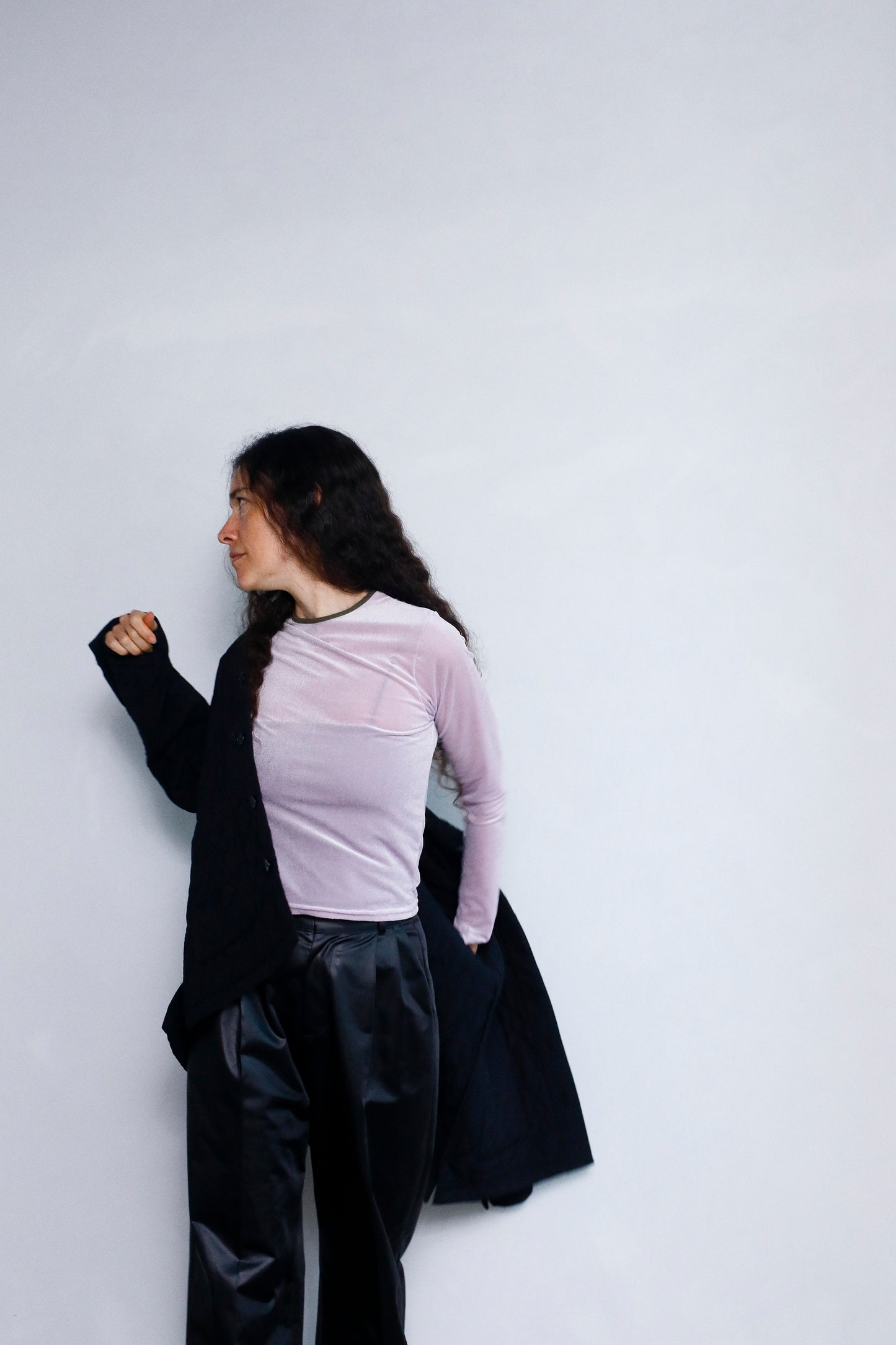 Velour Pullover / LILAC