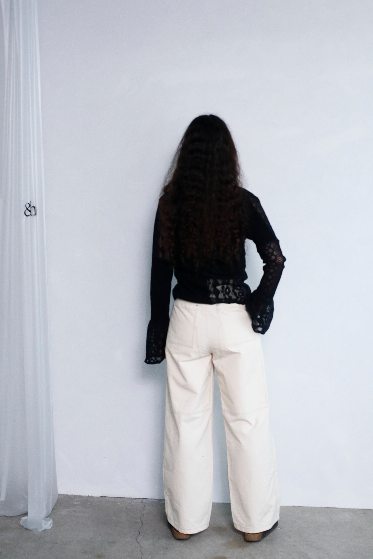 Lace cardigan / BLACK -10月10-15日発送-