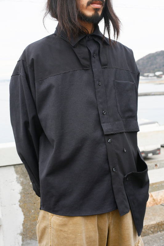 2layers Shirts / BLACK
