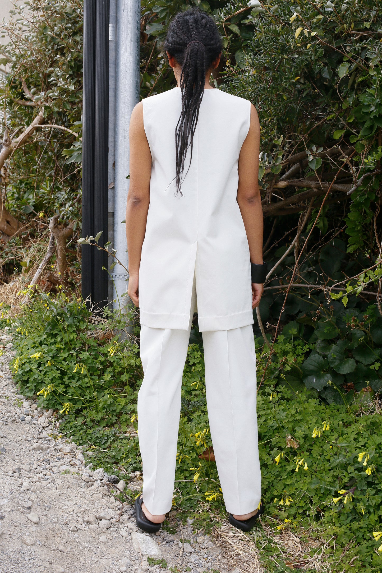 【SAMPLE SALE】Tack Pants/WHITE(一部丈調整あり)