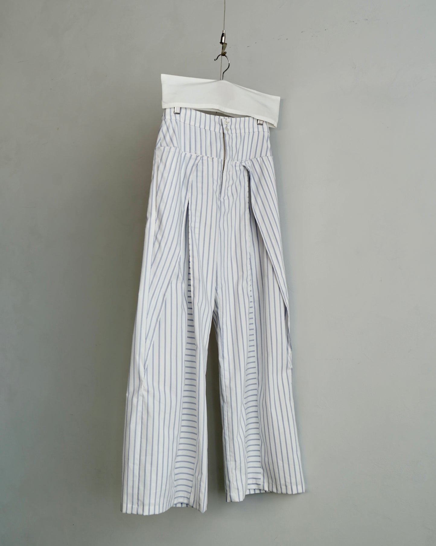 Stripe Wide Pants / WHITE -4月25-30日発送-