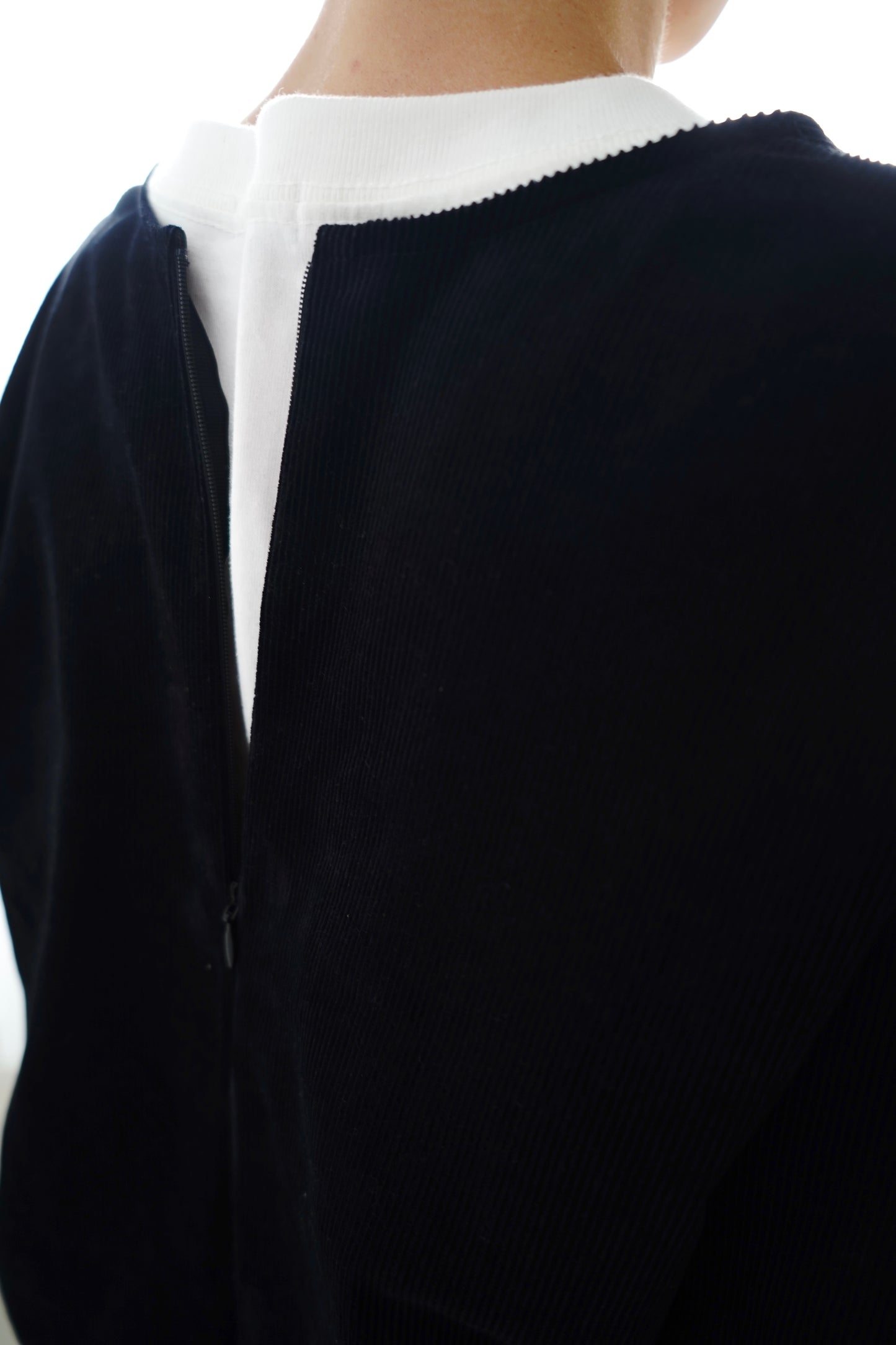 Corduroy Dress / BLACK