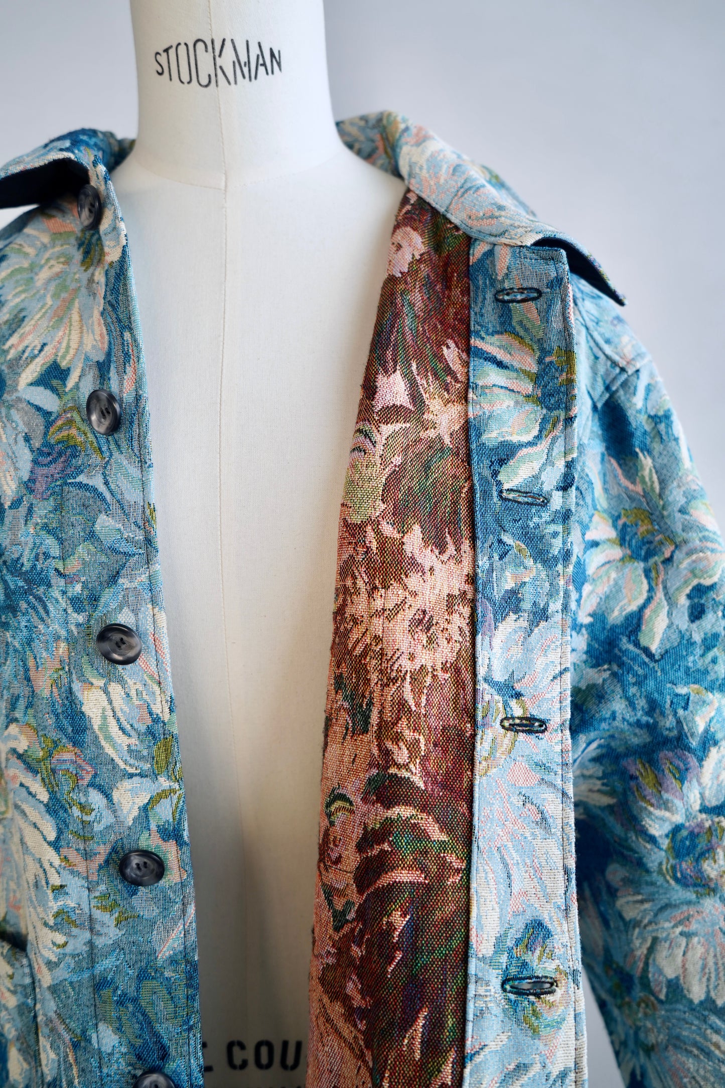Jacquard Jacket / BLUE