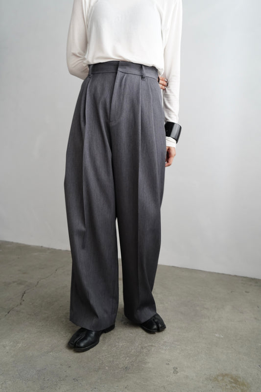 Wool Tack Pants / CHARCOALGRAY -11月26-28日発送-