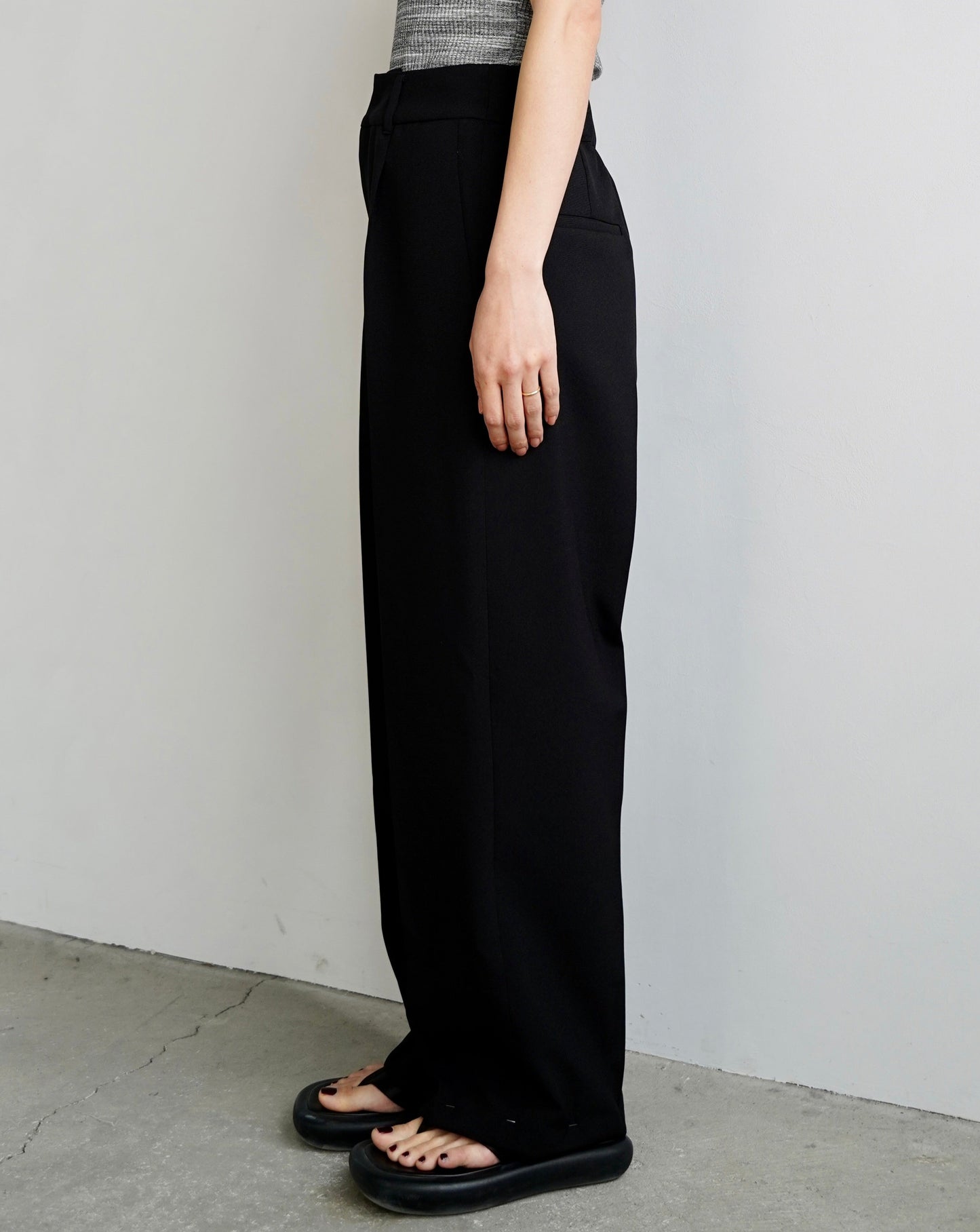 Twill Pants / BLACK