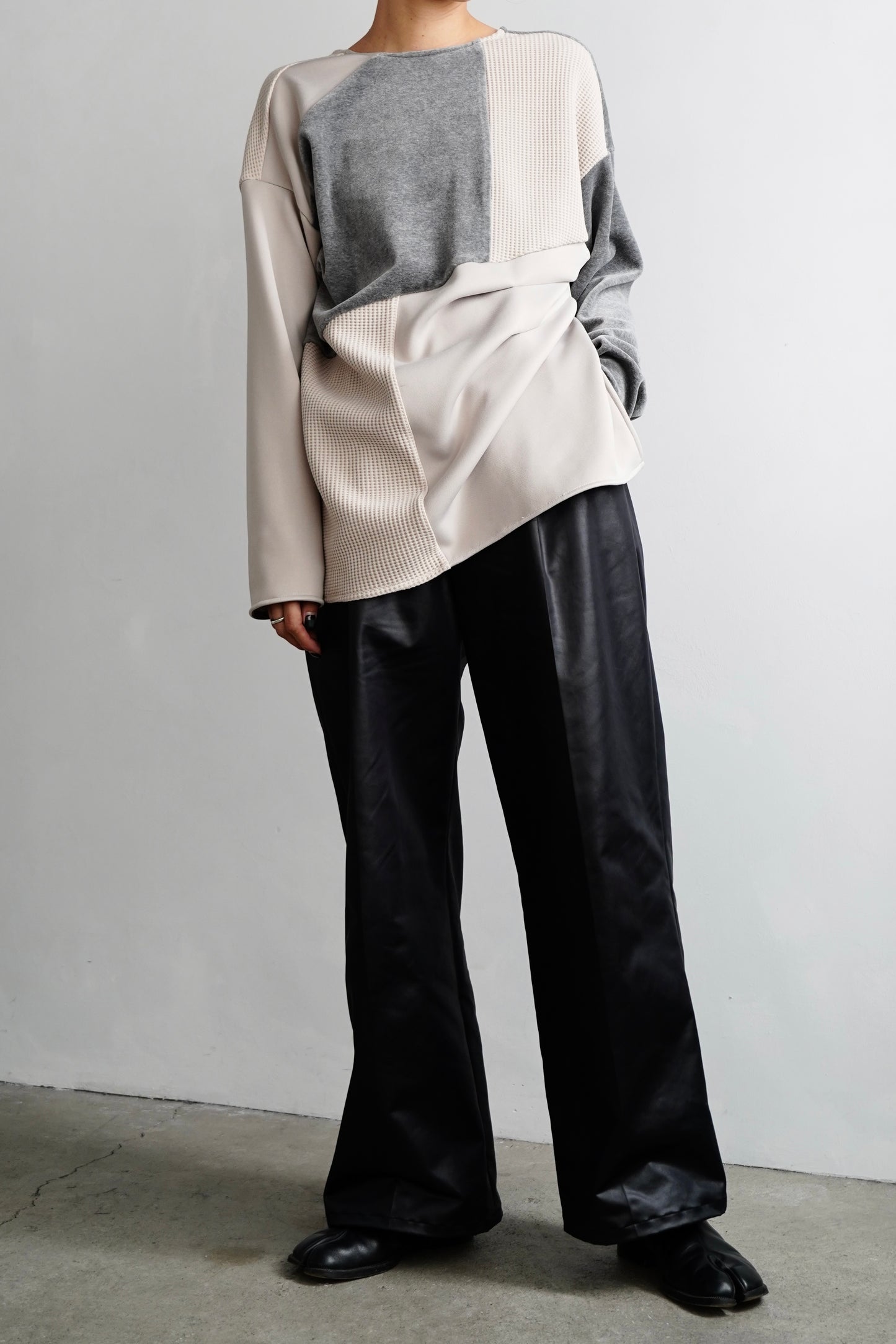 Patchwork Pullover / ECRU