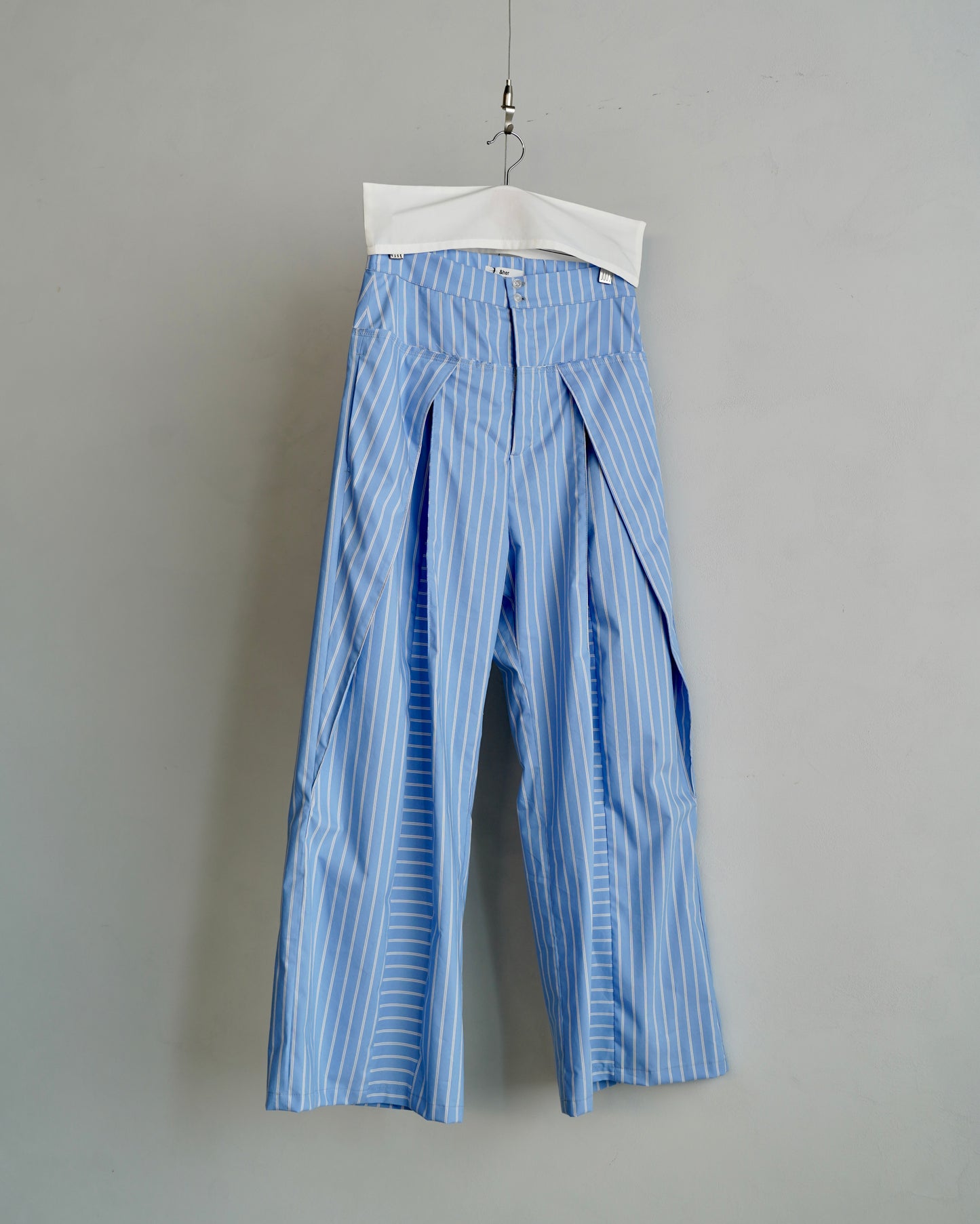 Stripe Wide Pants / BLUE -4月25-30日発送-
