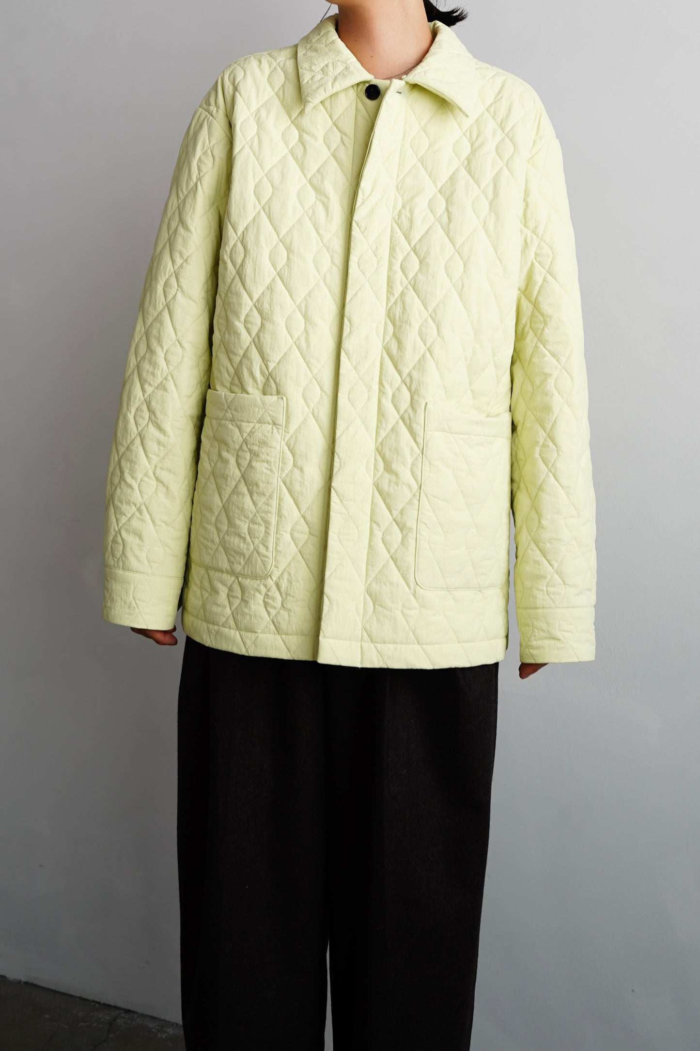 Quilted Middle Jacket / LIME -11月5-10日発送-