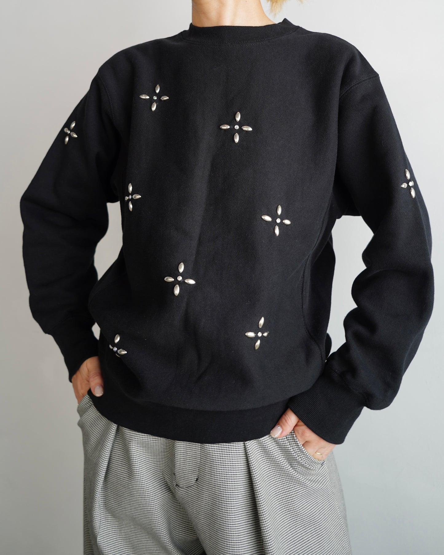 Bijou Sweat Pullover / BLACK -11月22日発送-