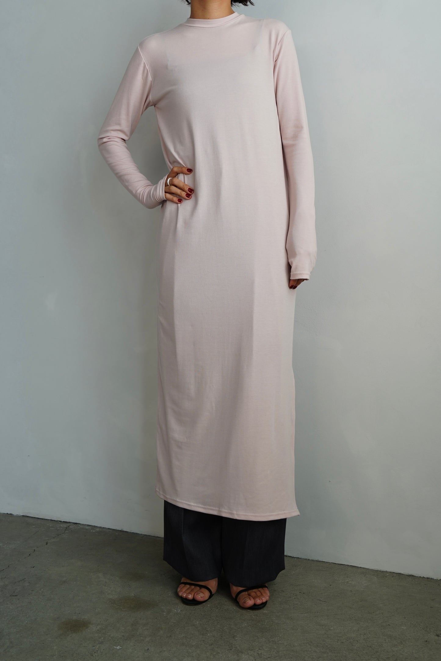 Smooth Sheer Onepiece / PINK