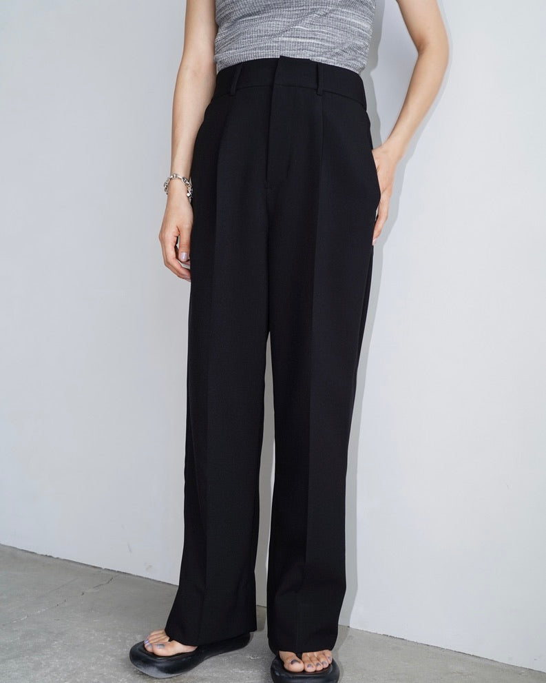 Twill Pants / BLACK