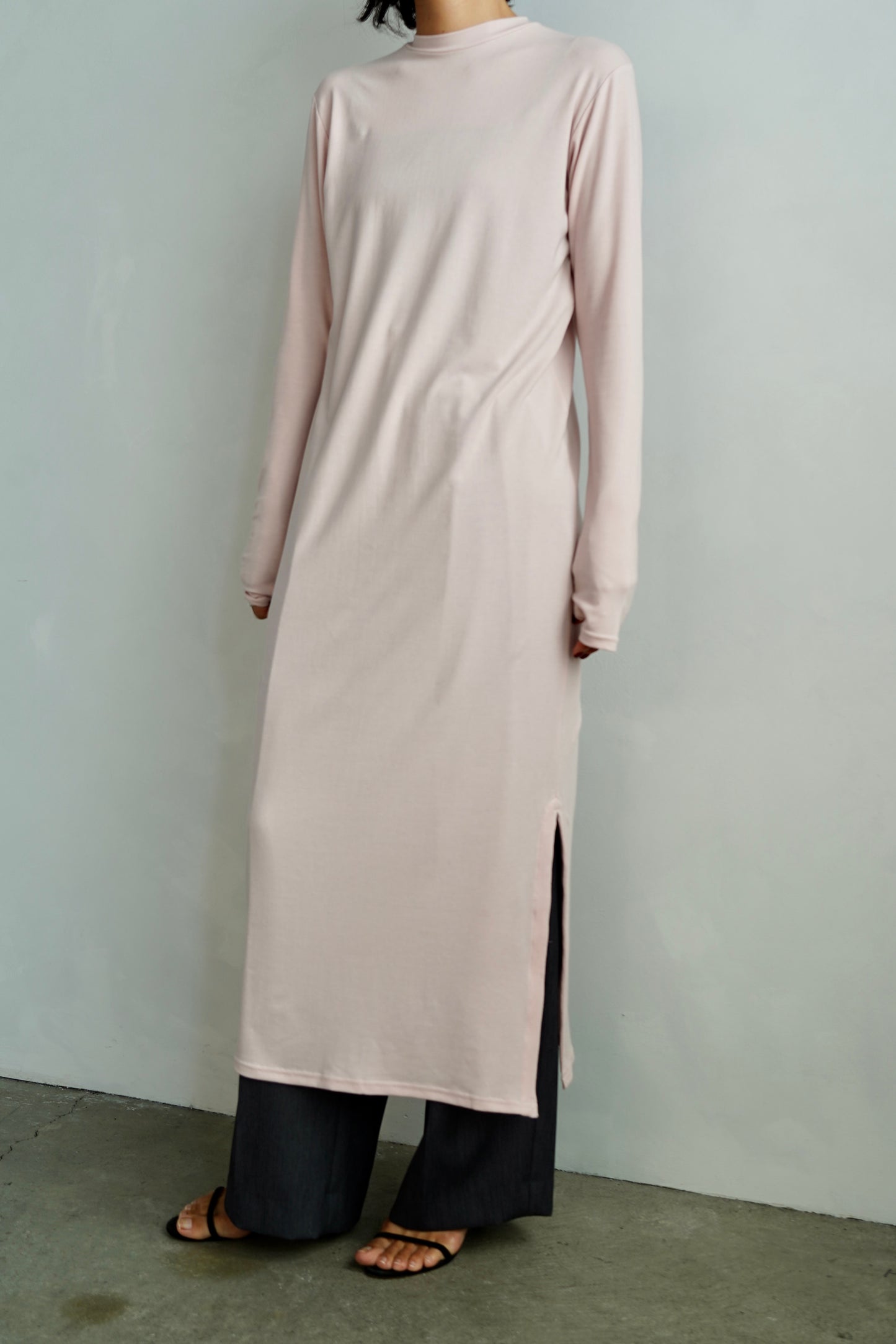 Smooth Sheer Onepiece / PINK
