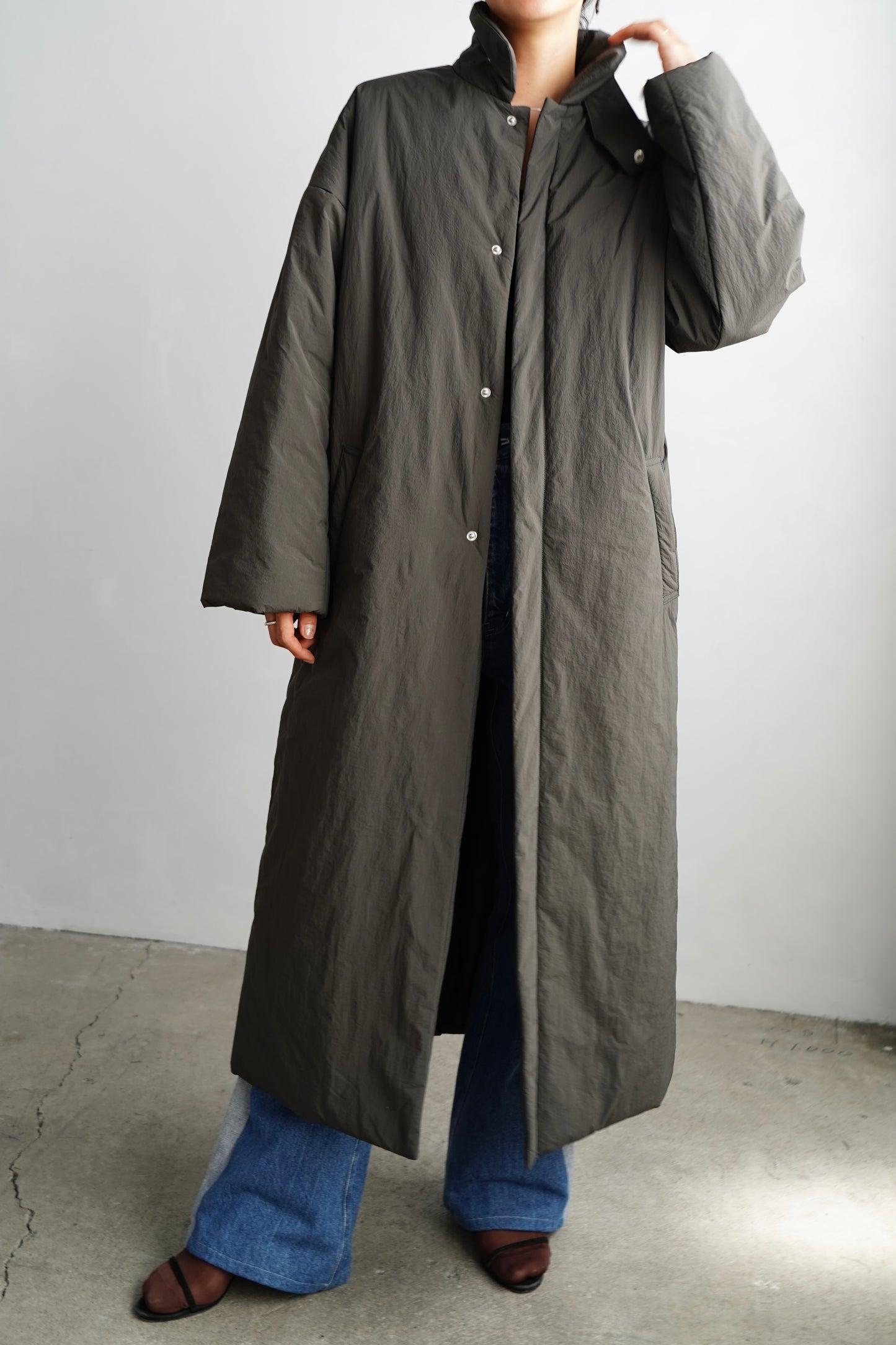 Padded Coat / CHARCOAL