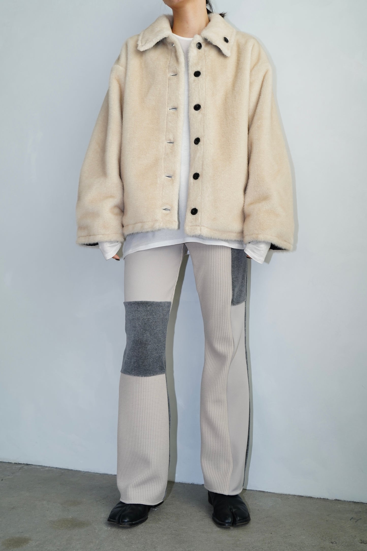 Patchwork Leggings / ECRU -1月30日発送-