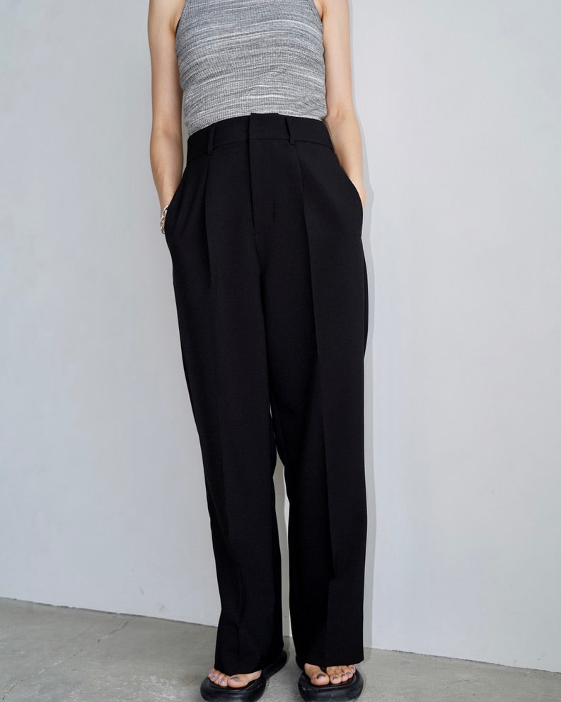 Twill Pants / BLACK