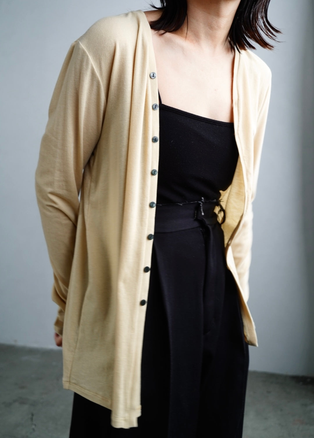 Powdery Cardigan / BEIGE -10月24日発送-