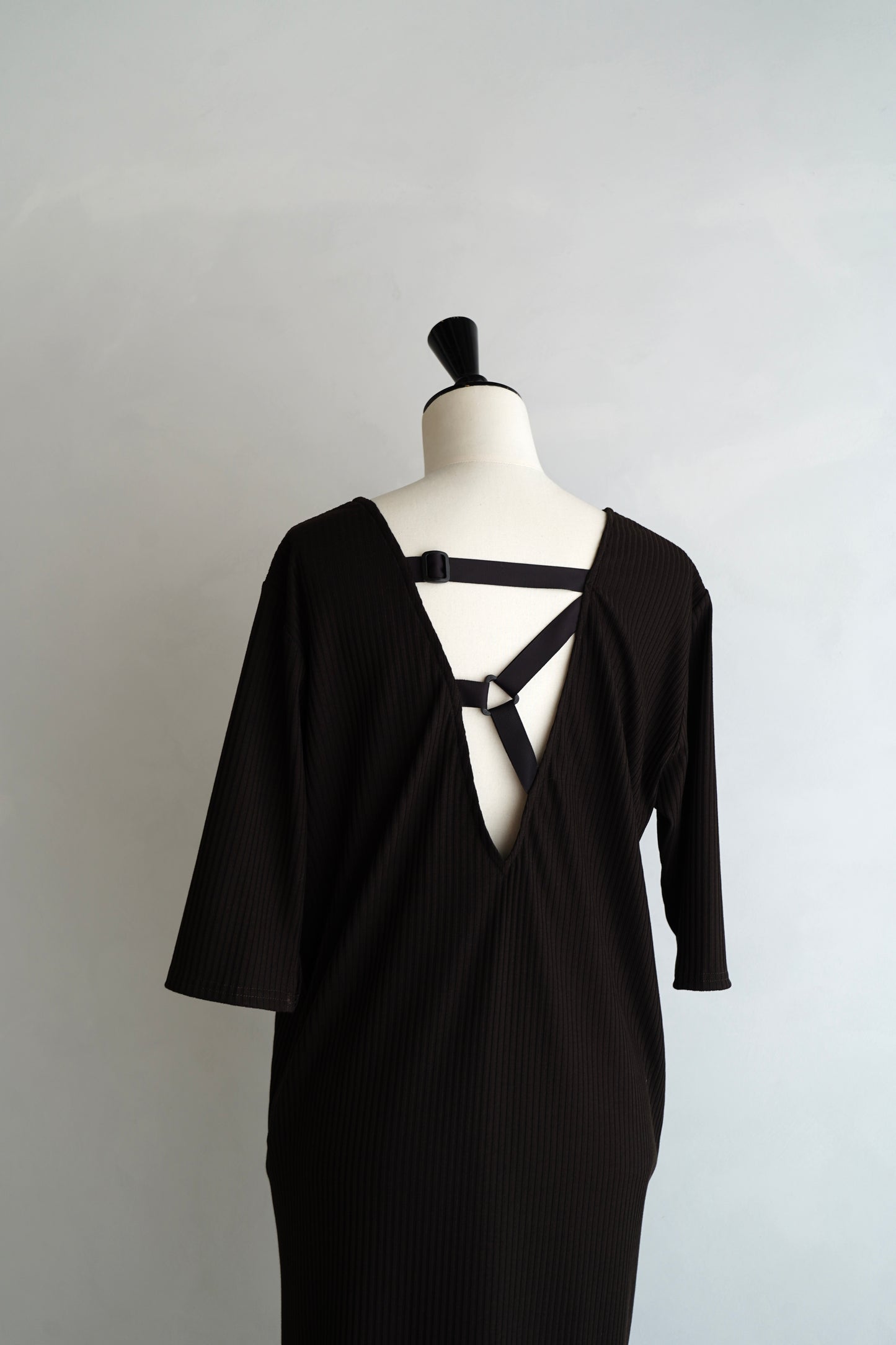 Rib Onepiece / BLACK -5月25-31日発送-
