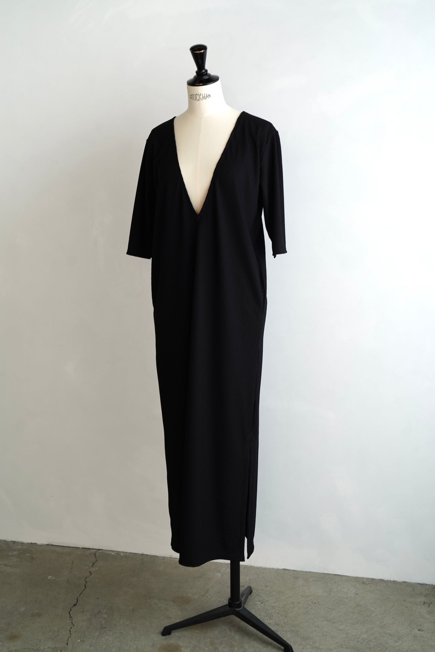 Rib Onepiece / BLACK -5月25-31日発送-