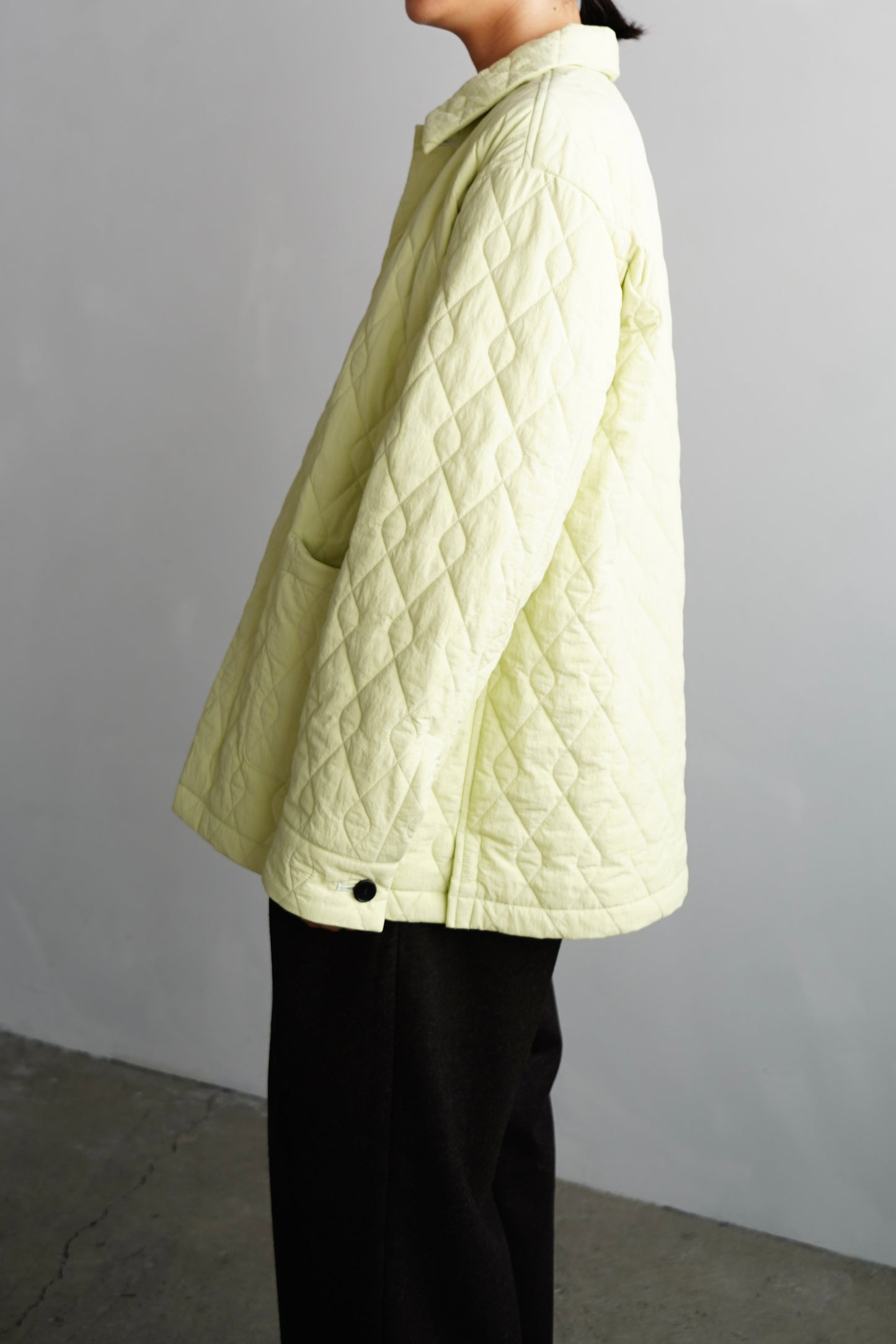 Quilted Middle Jacket / LIME -11月5-10日発送-