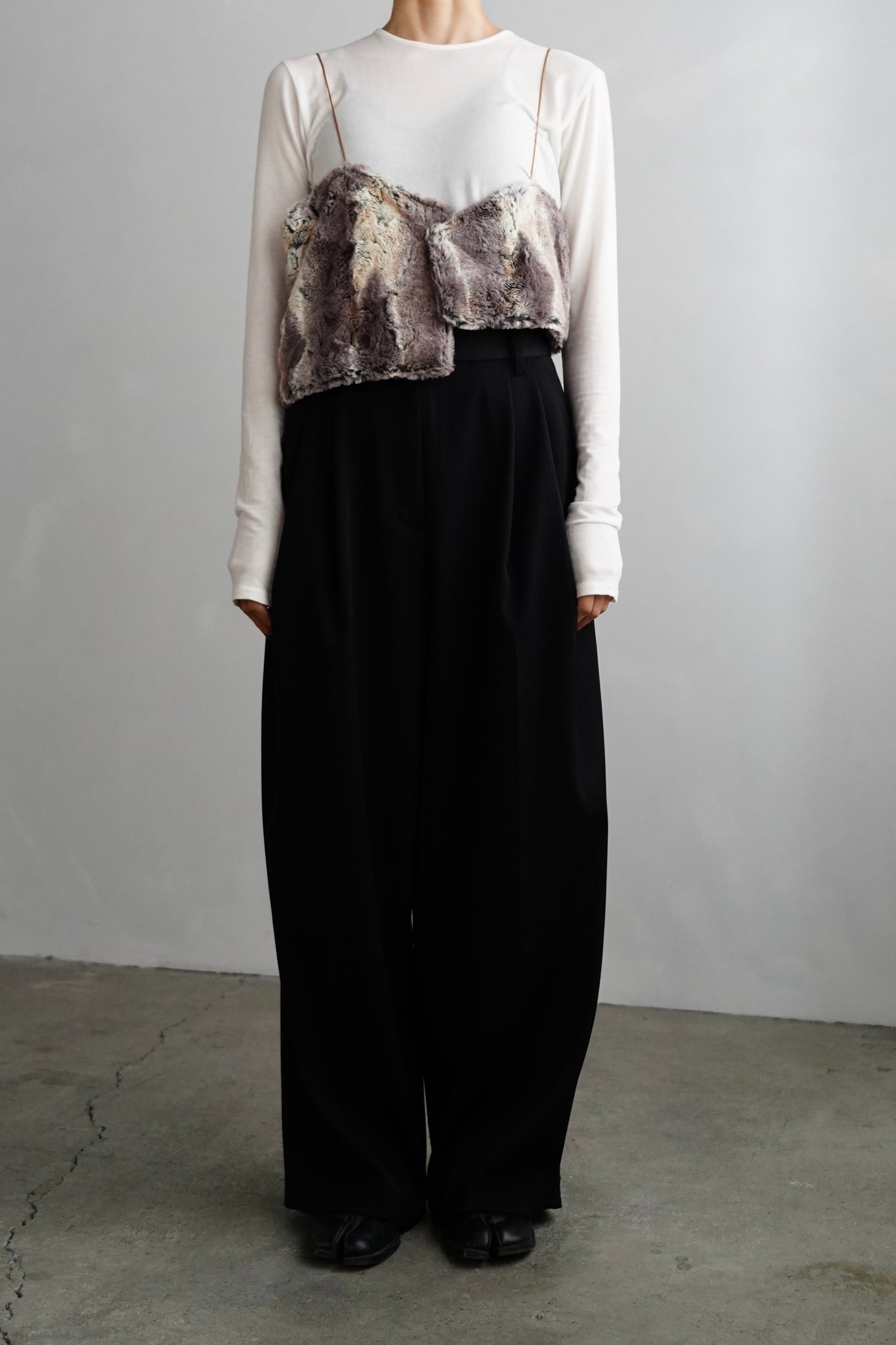 Wool Tack Pants / BLACK -11月26-28日発送-