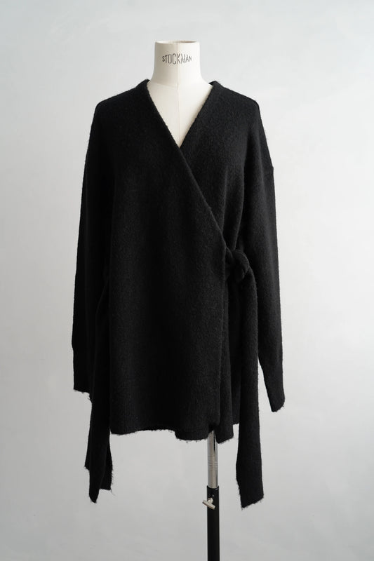 Cachecoeur Knit Cardigan / BLACK