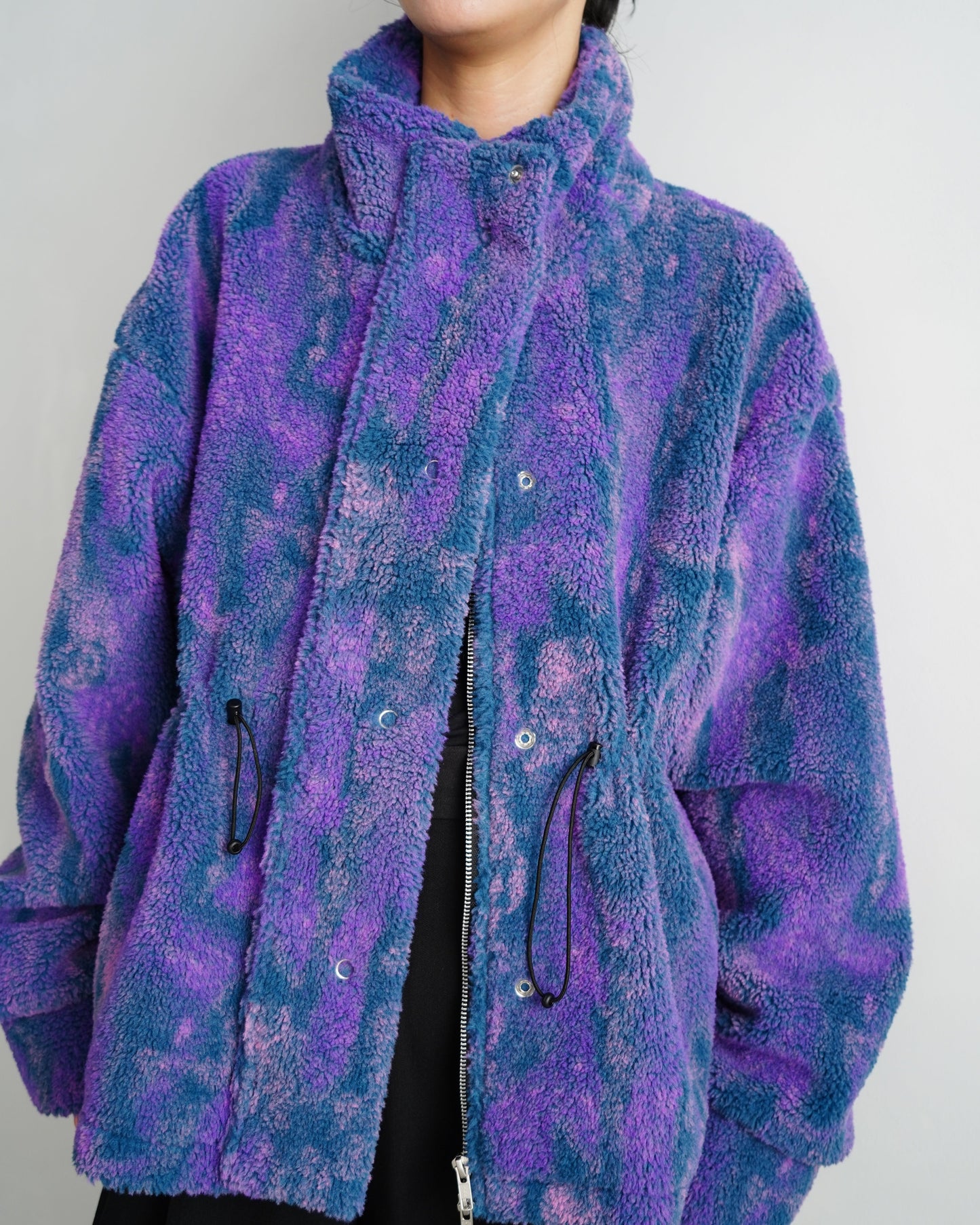 Brush Boa Jacket / BLUE -11月上旬発送-