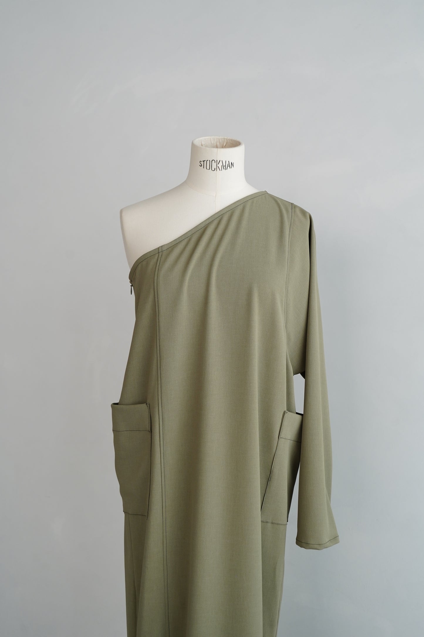 Oneshoulder Dress / SAND -6月13-18日発送-