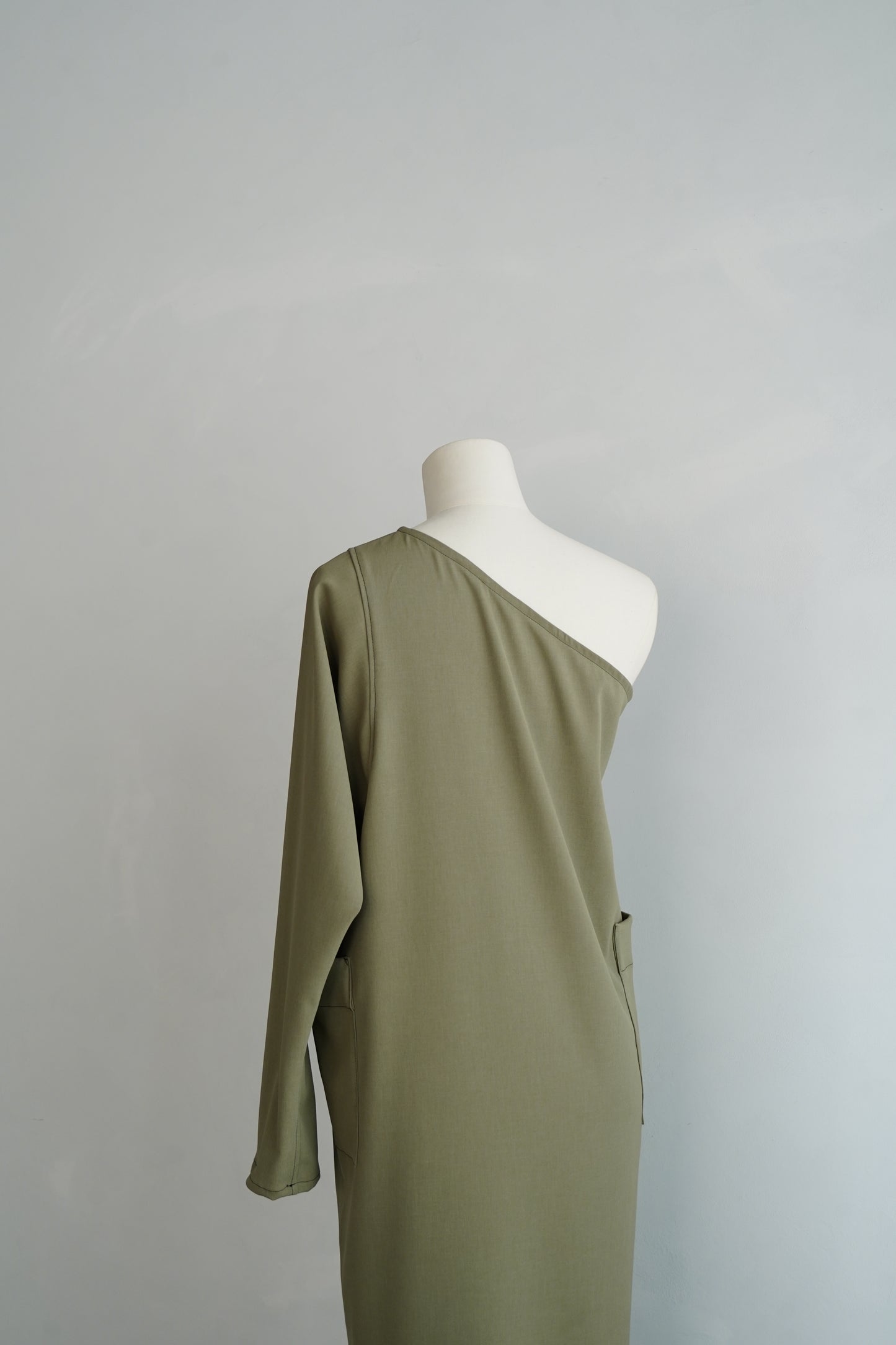 Oneshoulder Dress / SAND -6月13-18日発送-