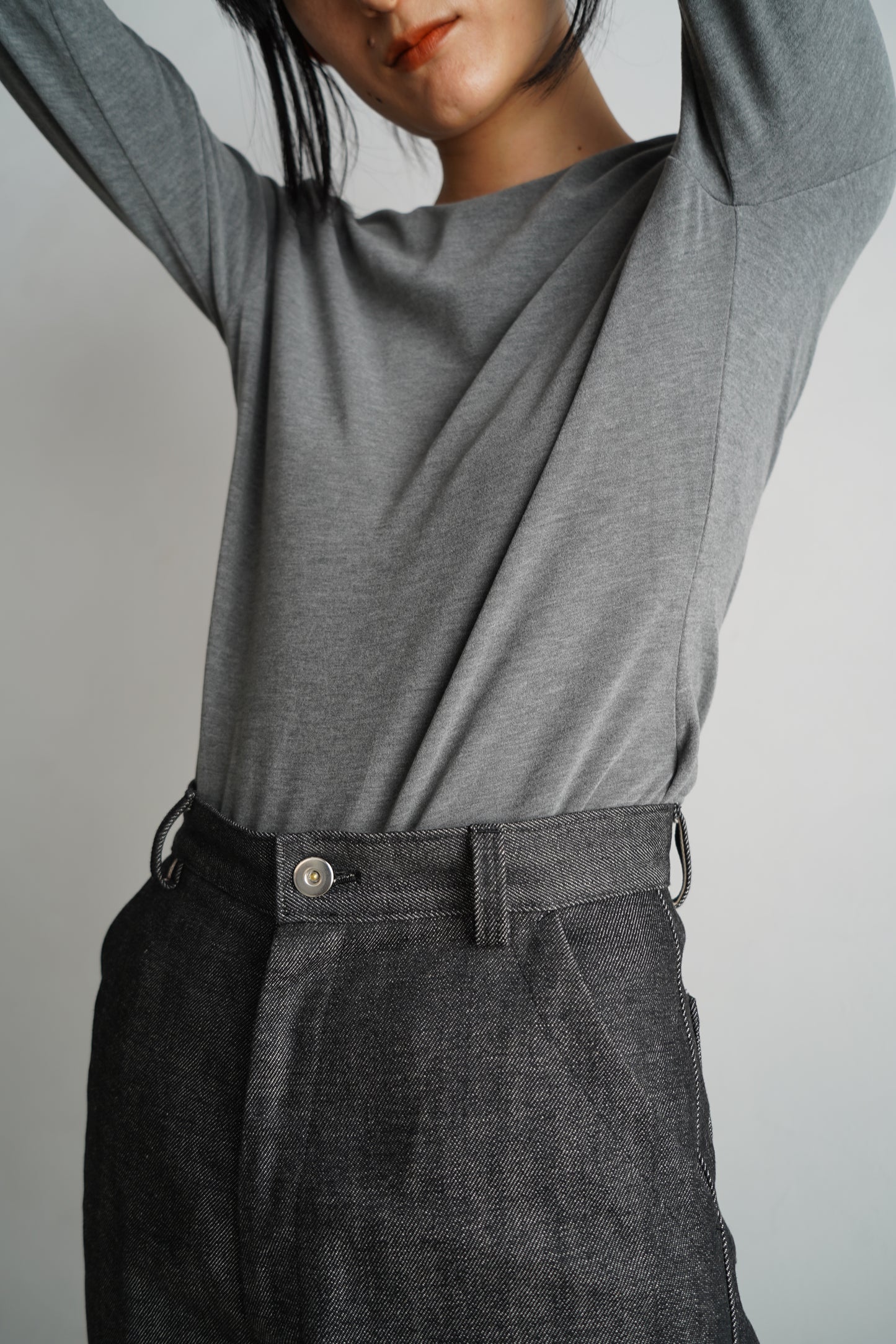 Backopen Bodysuit / GRAY