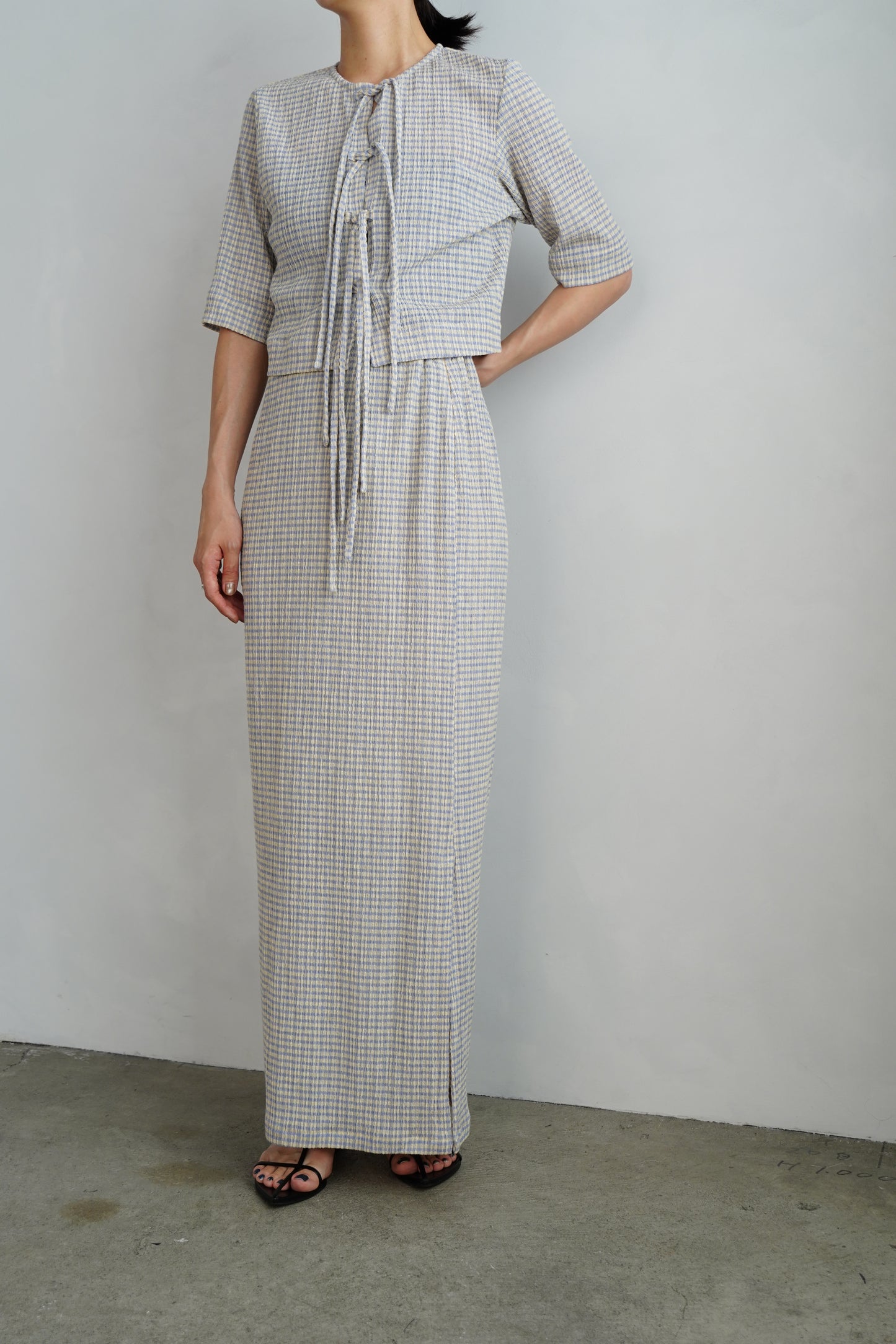 Shrink Skirt / BLUEYELLOW -7月25-31日発送-【6月23日10時までの期間限定販売】