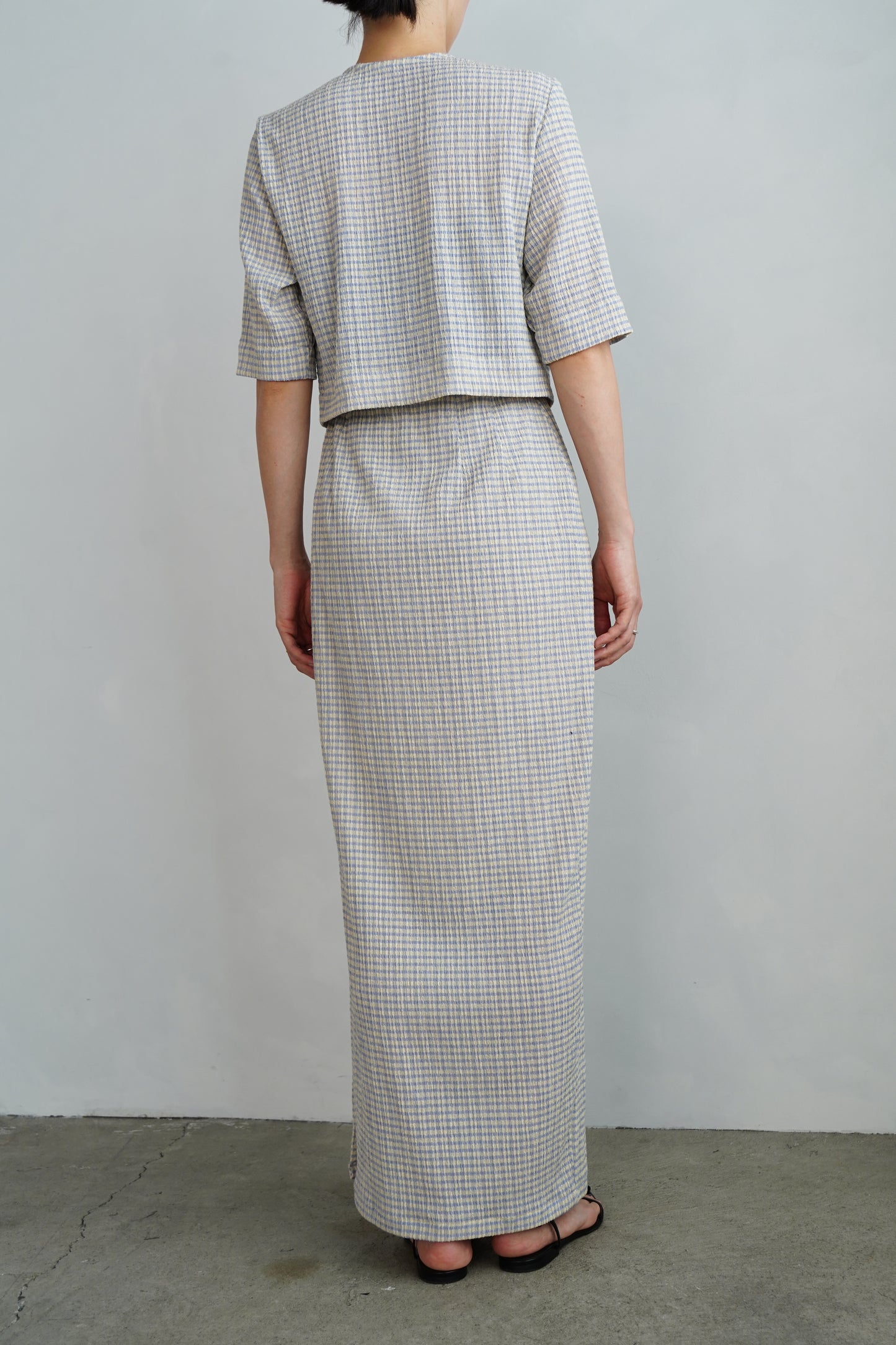 Shrink Skirt / BLUEYELLOW -7月25-31日発送-【6月23日10時までの期間限定販売】