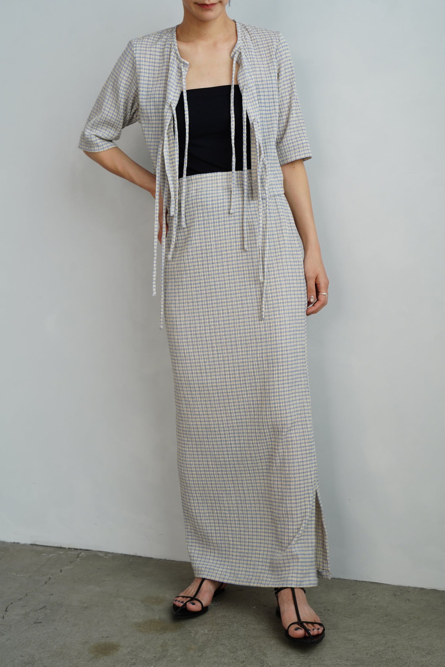 Shrink Skirt / BLUEYELLOW -7月25-31日発送-【6月23日10時までの期間限定販売】