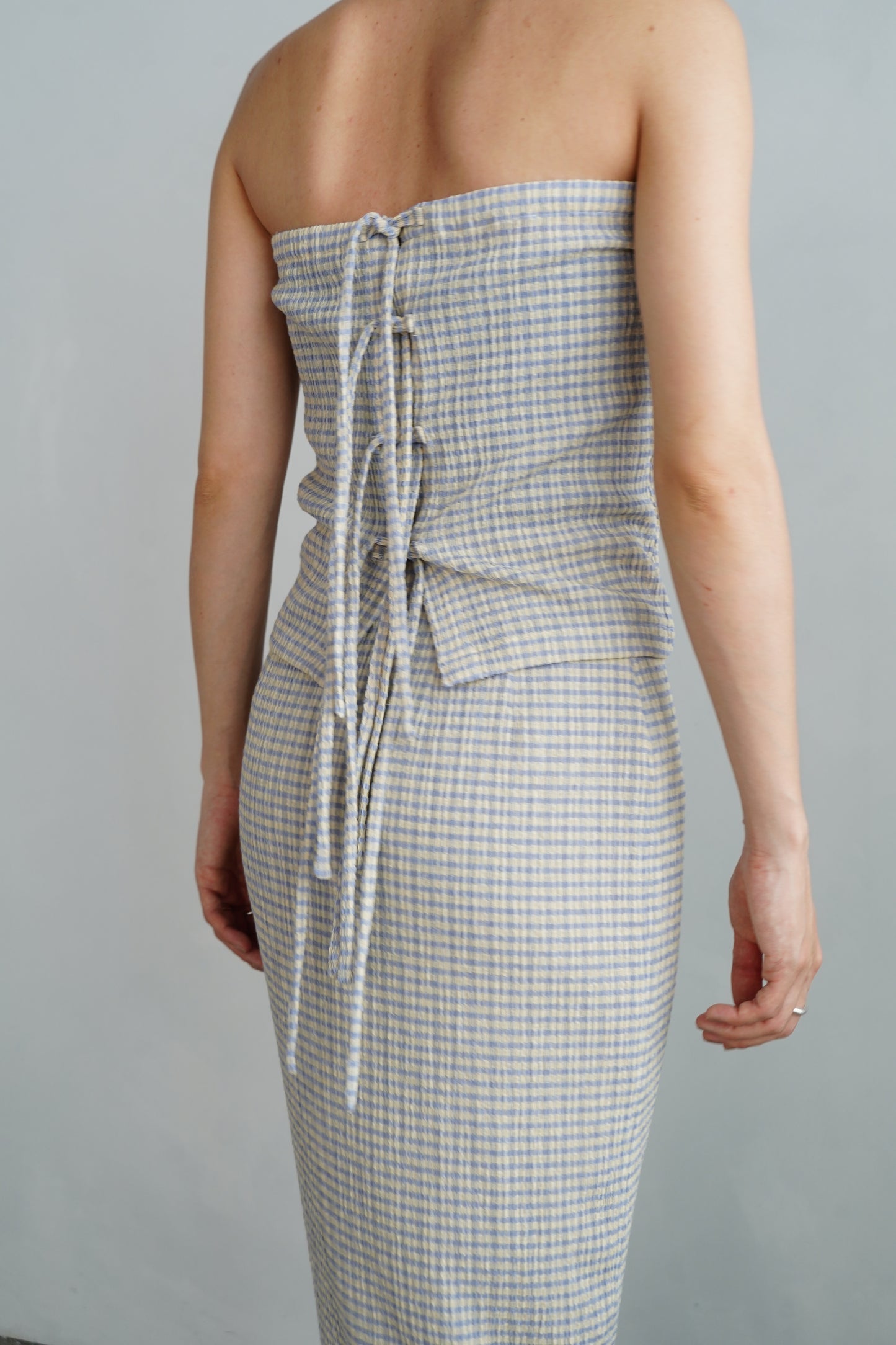 Shrink Skirt / BLUEYELLOW -7月25-31日発送-【6月23日10時までの期間限定販売】