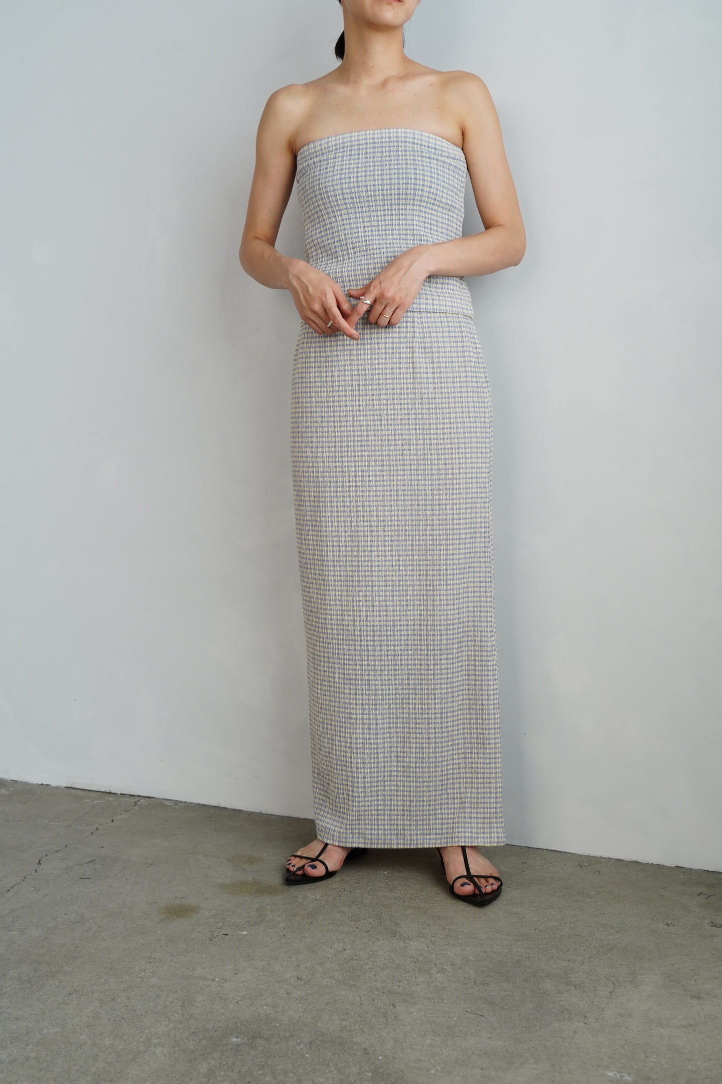 Shrink Skirt / BLUEYELLOW -7月25-31日発送-【6月23日10時までの期間限定販売】