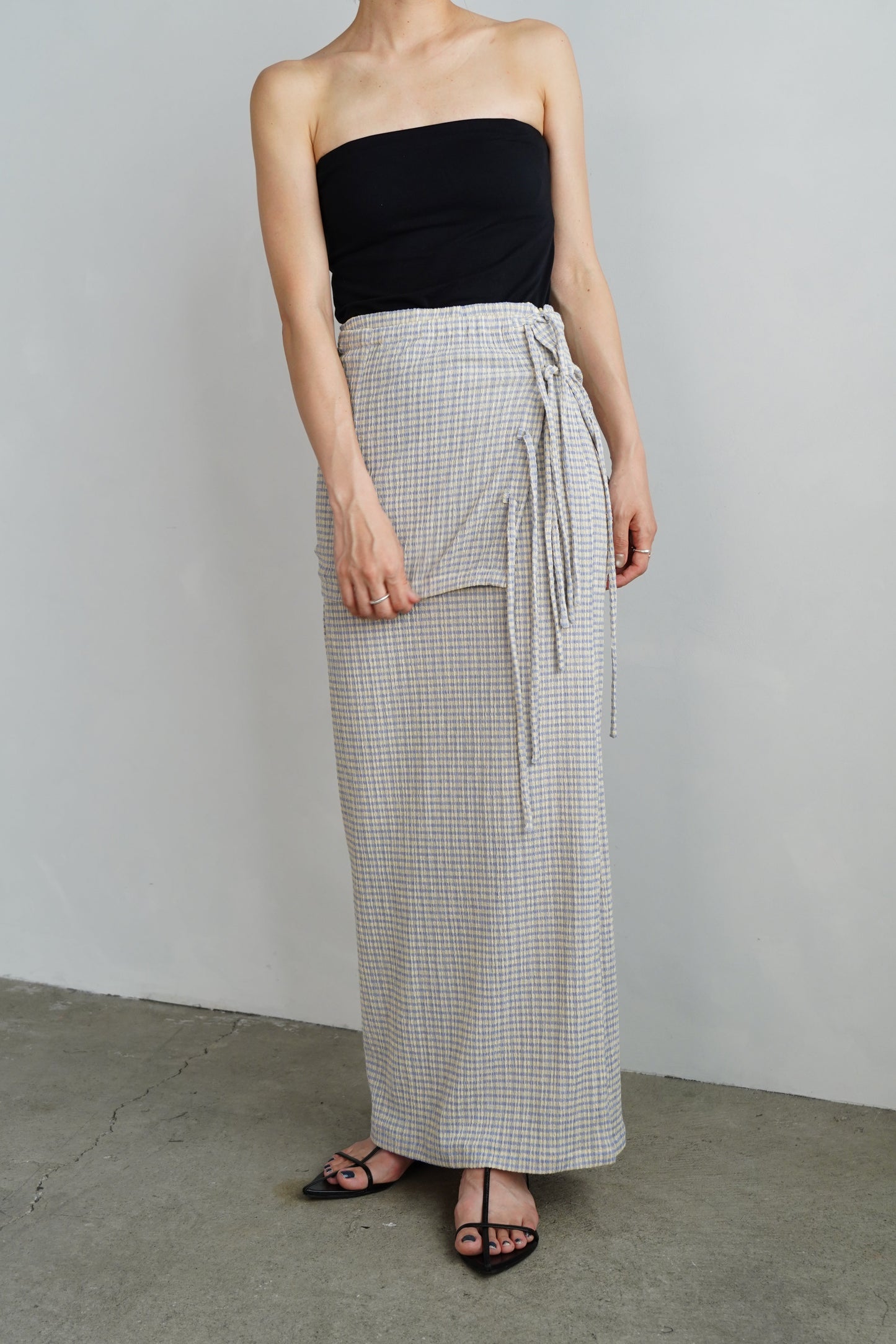 Shrink Skirt / BLUEYELLOW -7月25-31日発送-【6月23日10時までの期間限定販売】