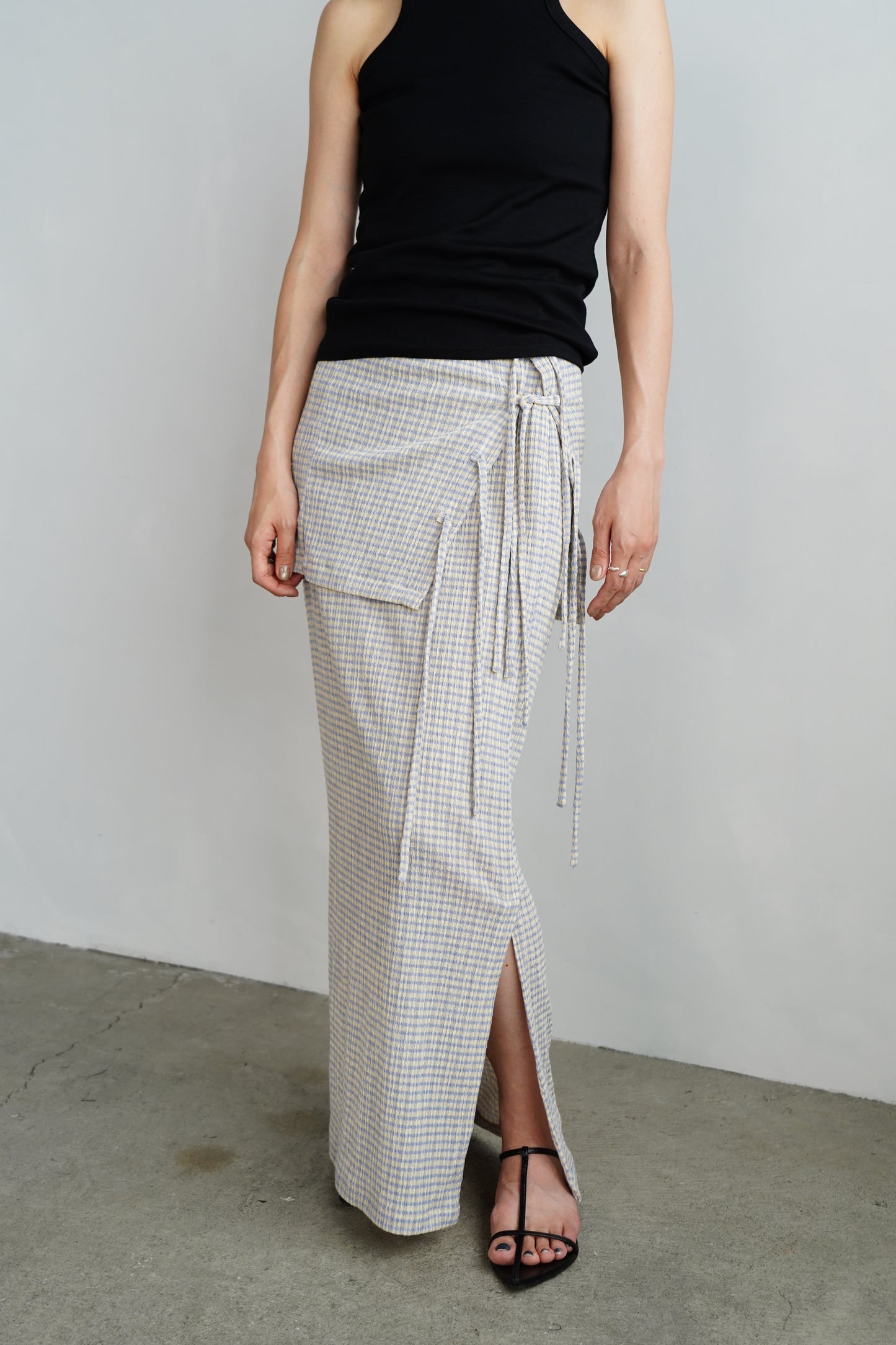 Shrink Skirt / BLUEYELLOW -7月25-31日発送-【6月23日10時までの期間限定販売】