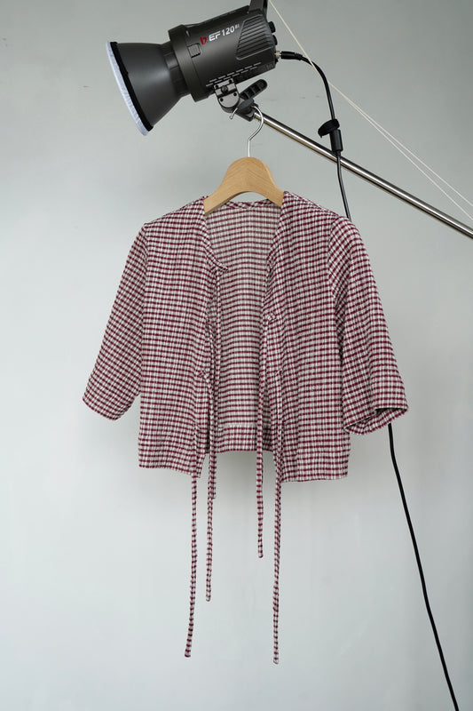 Shrink Cardigan / PURPLEBLUE