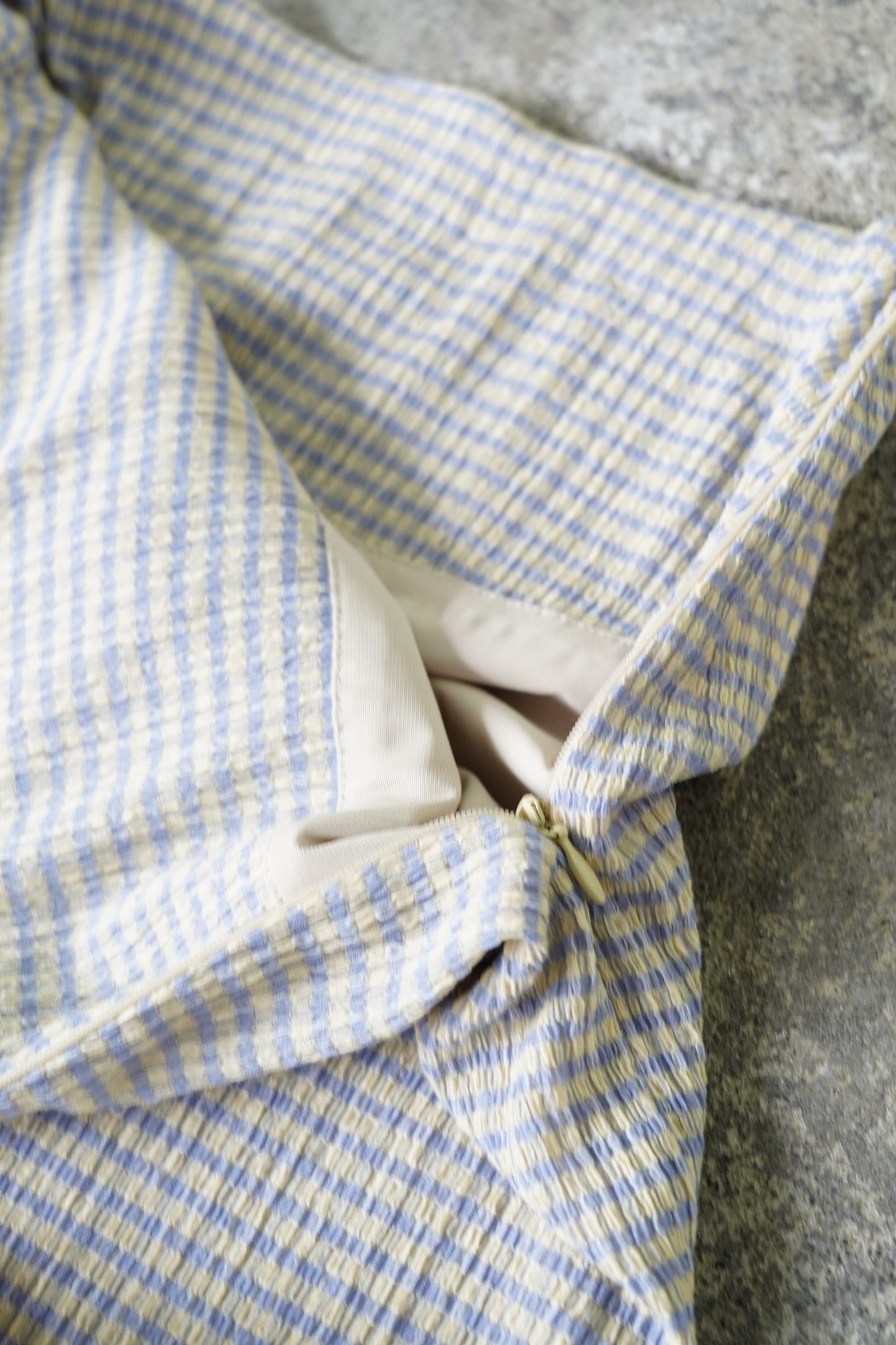 Shrink Skirt / BLUEYELLOW -7月25-31日発送-【6月23日10時までの期間限定販売】